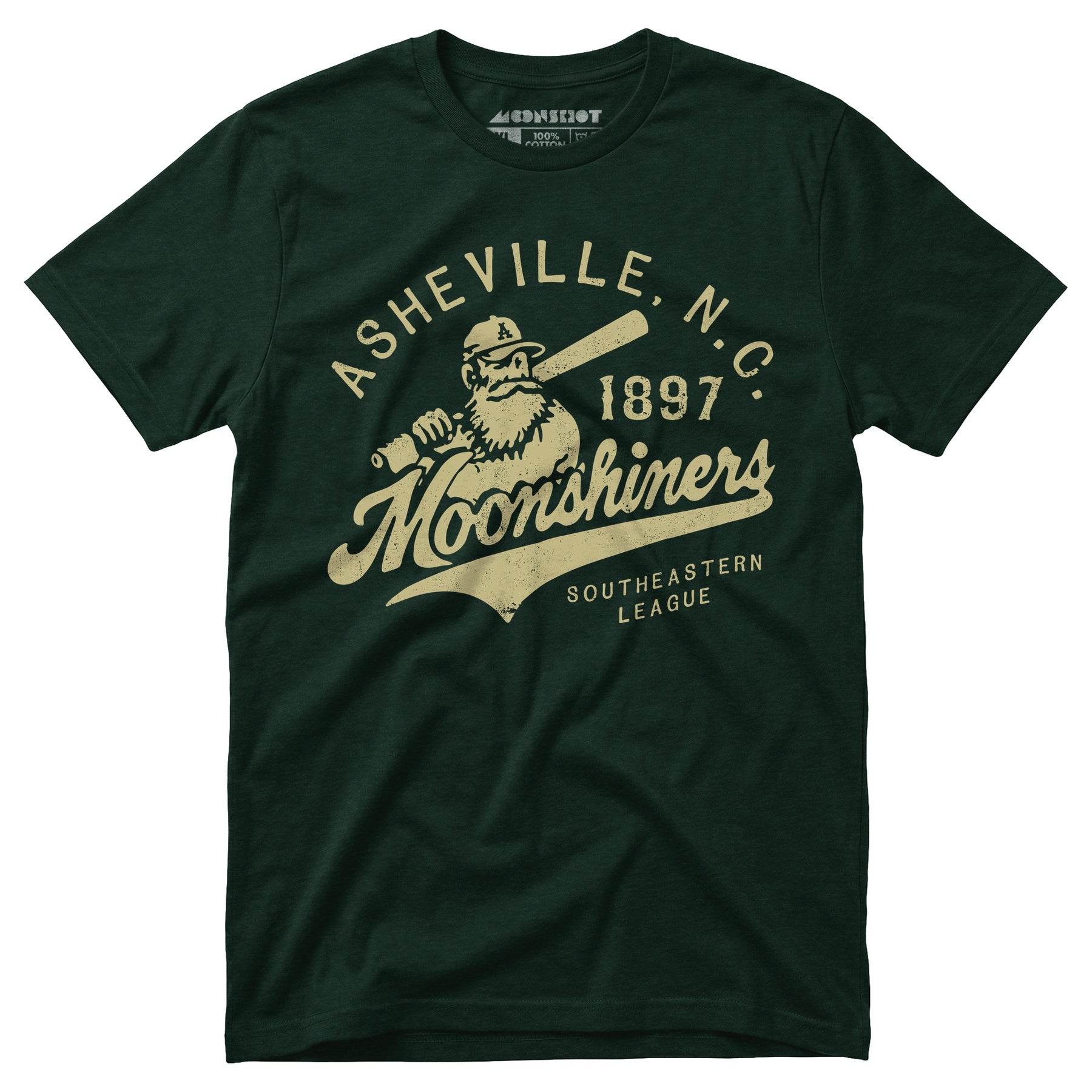 Asheville Moonshiners - North Carolina - Vintage Defunct Baseball Teams - Unisex T-Shirt