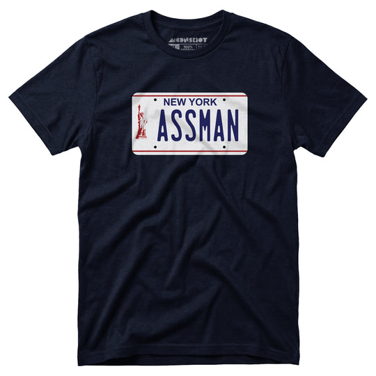 Assman New York License Plate - Unisex T-Shirt