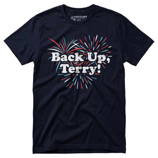 Back Up, Terry! - Unisex T-Shirt in Navy