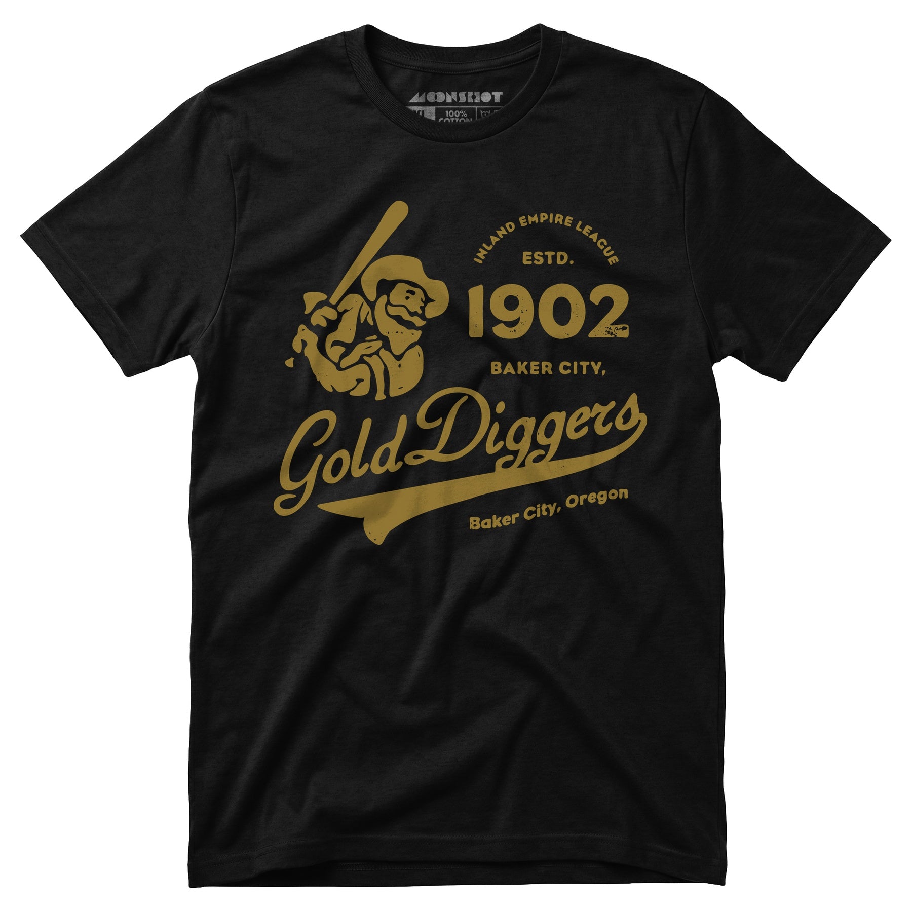 Baker City Gold Diggers - Oregon - Vintage Defunct Baseball Teams - Unisex T-Shirt