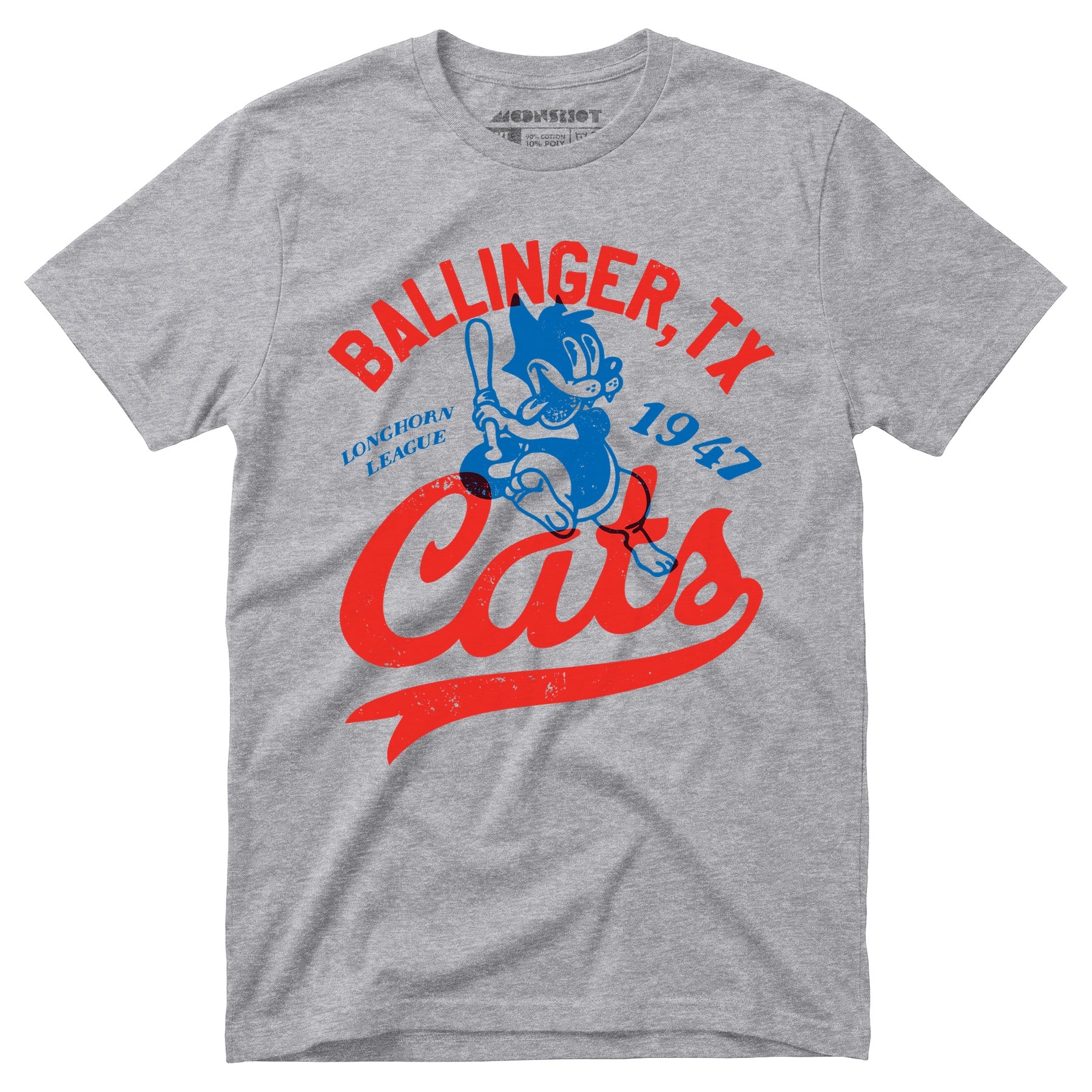 Ballinger Cats - Texas - Vintage Defunct Baseball Teams - Unisex T-Shirt