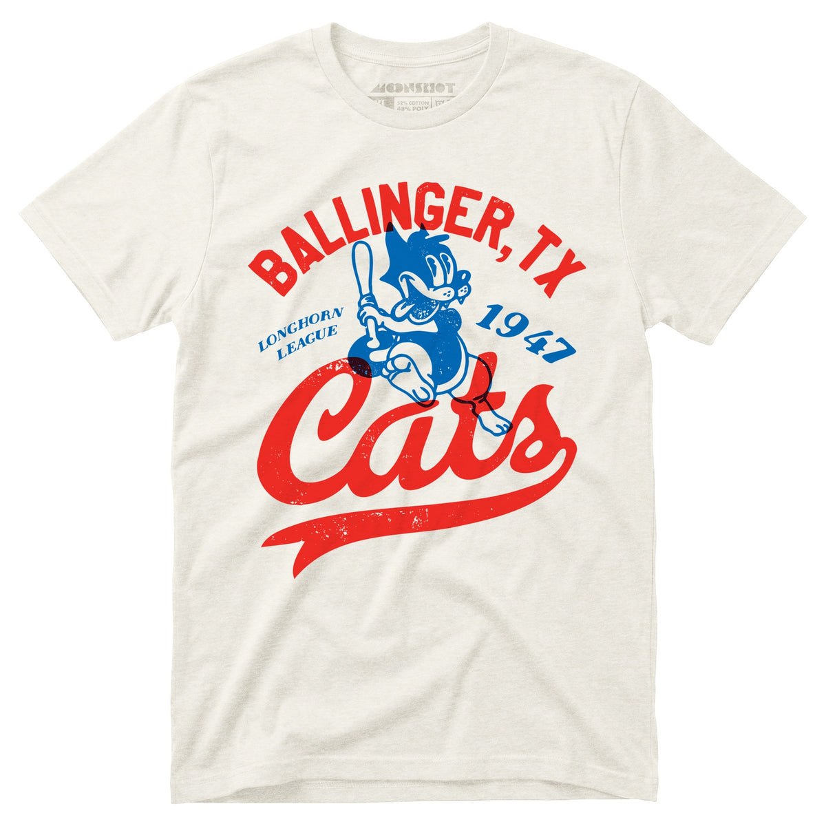 Ballinger Cats - Texas - Vintage Defunct Baseball Teams - Unisex T ...