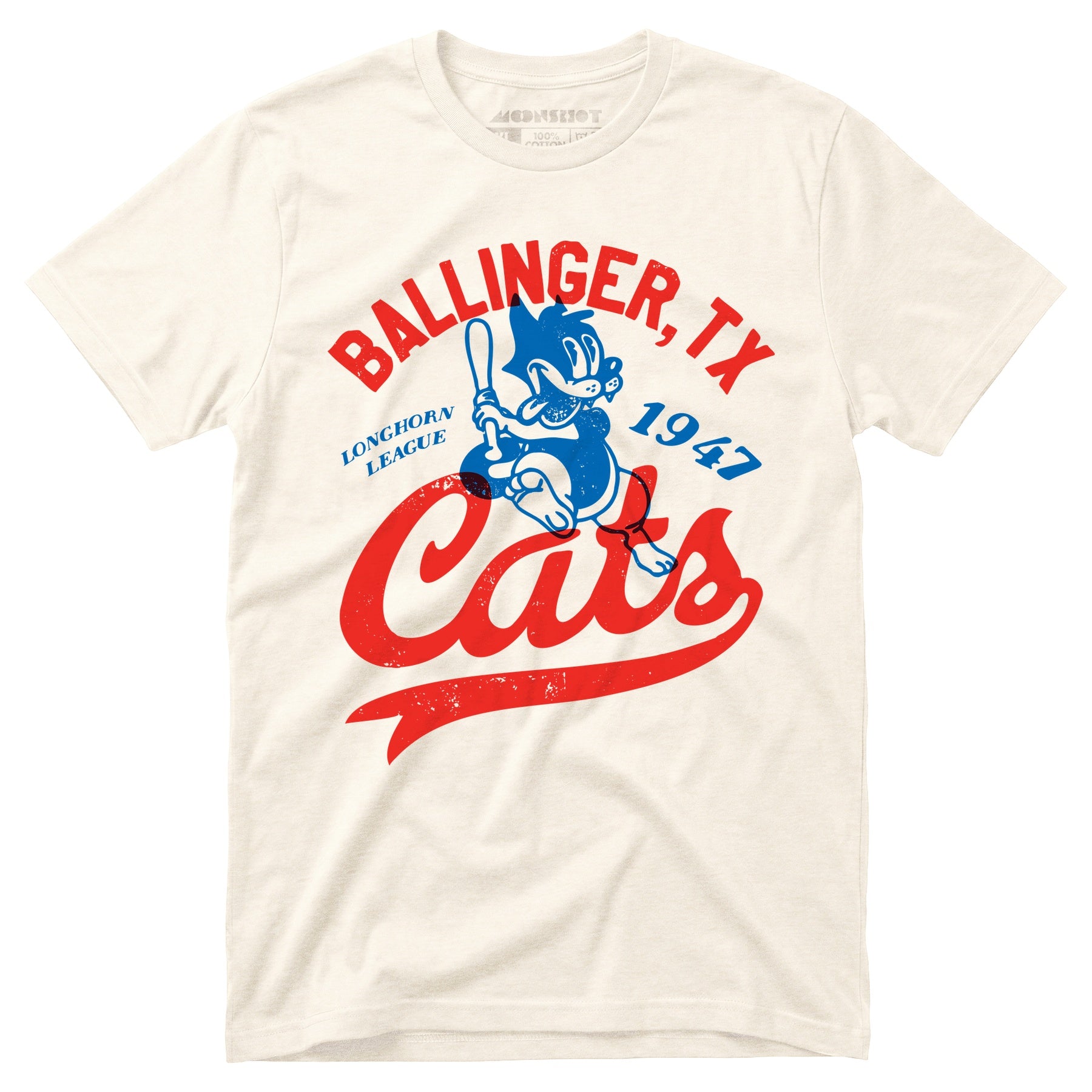 Ballinger Cats - Texas - Vintage Defunct Baseball Teams - Unisex T-Shirt