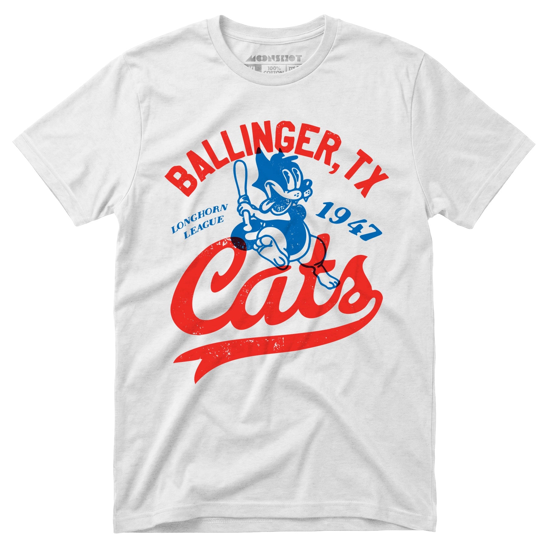 Ballinger Cats - Texas - Vintage Defunct Baseball Teams - Unisex T-Shirt