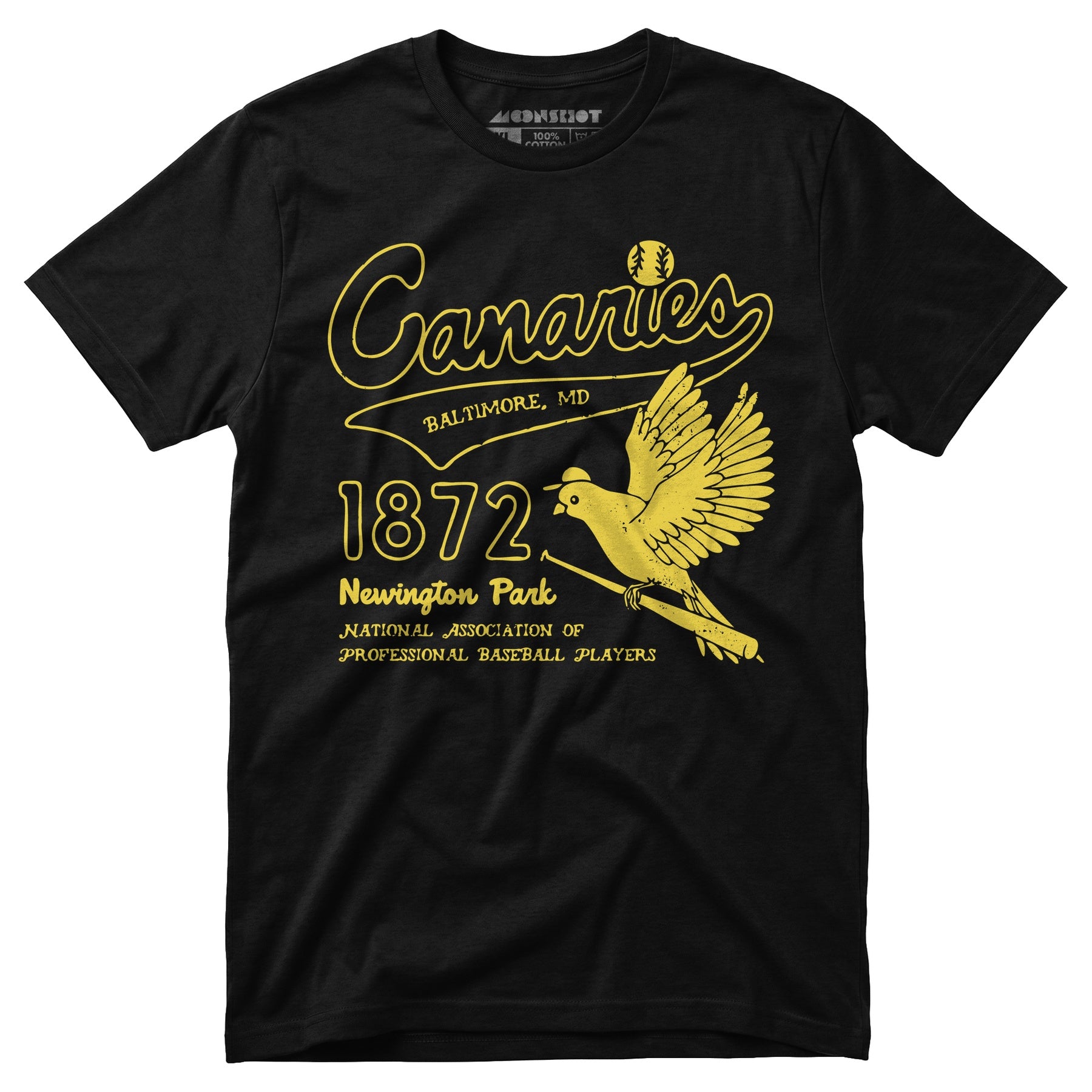 Baltimore Canaries - Maryland - Vintage Defunct Baseball Teams - Unisex T-Shirt