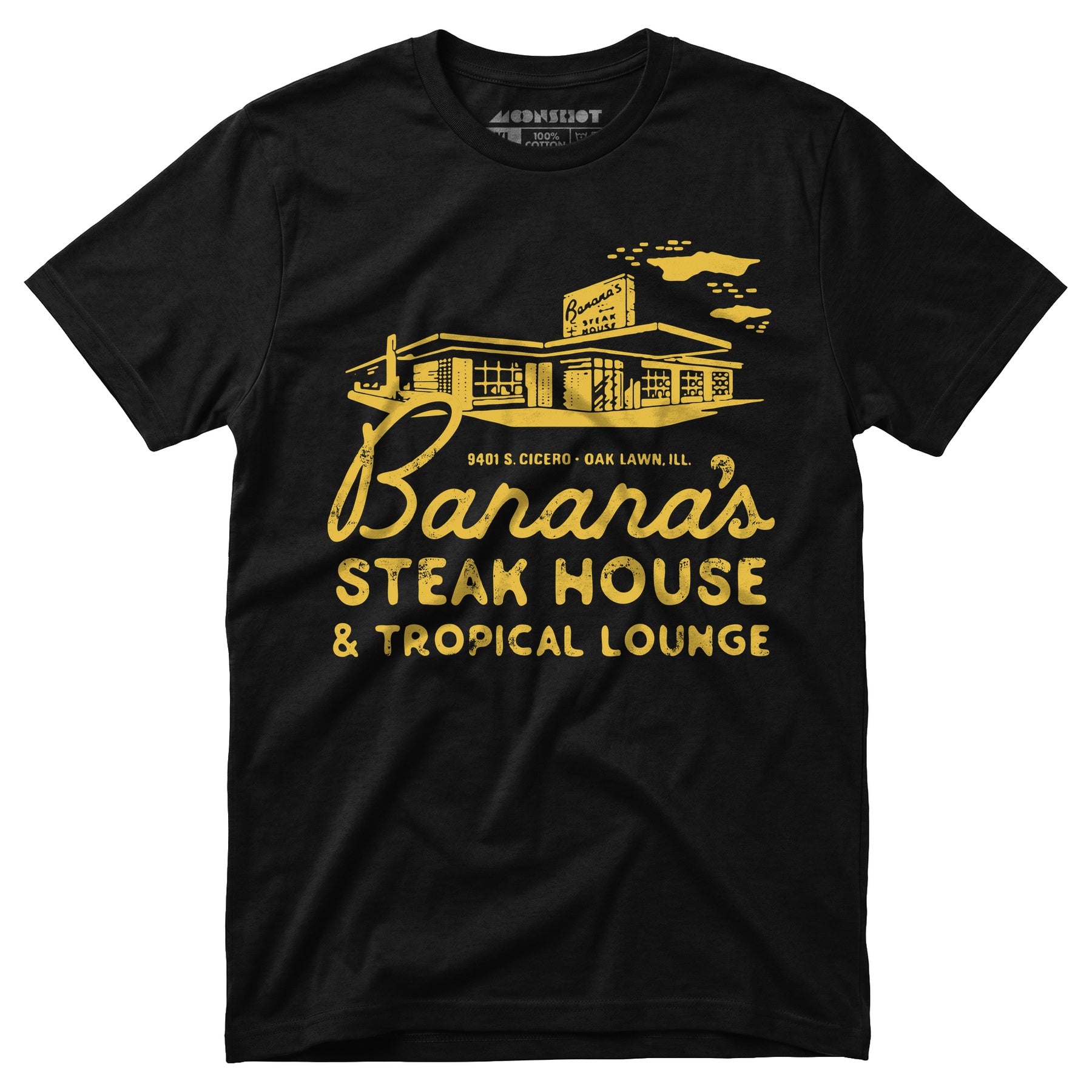 Banana's Steak House - Oak Lawn, Il - Vintage Restaurant - Unisex T-Shirt