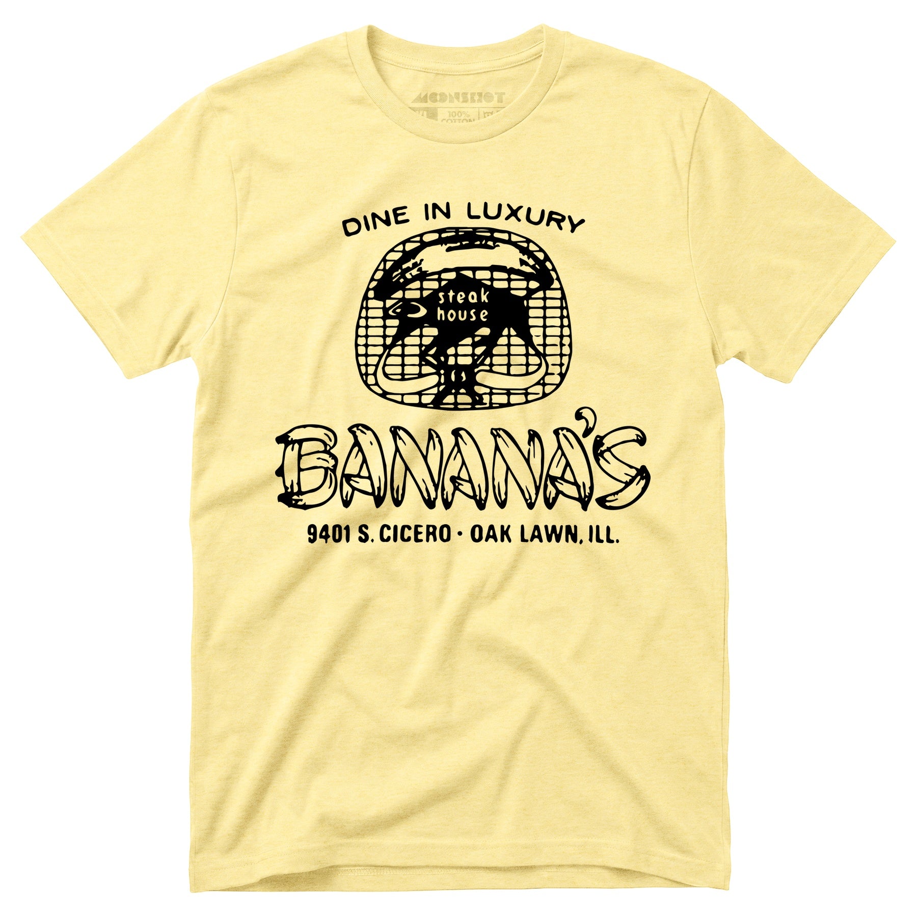 Banana's Steak House v2 - Oak Lawn, IL - Vintage Restaurant - Unisex T-Shirt