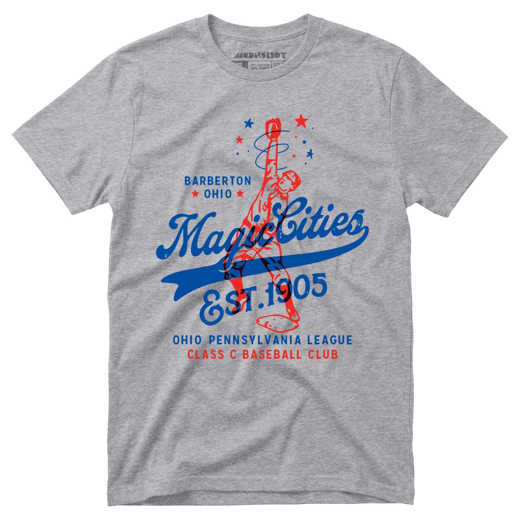 Barberton Magic Cities - Ohio - Vintage Defunct Baseball Teams - Unisex T-Shirt