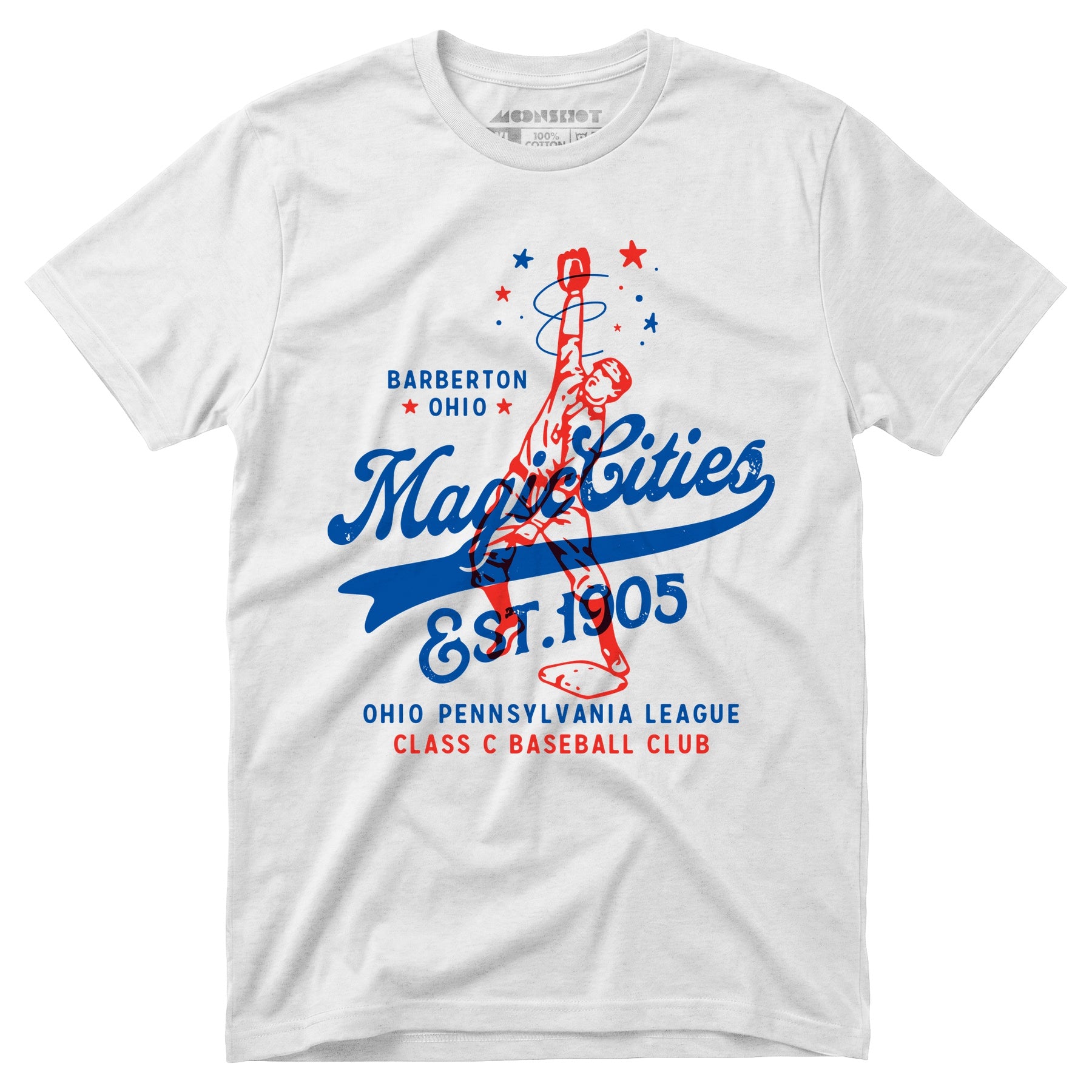 Barberton Magic Cities - Ohio - Vintage Defunct Baseball Teams - Unisex T-Shirt