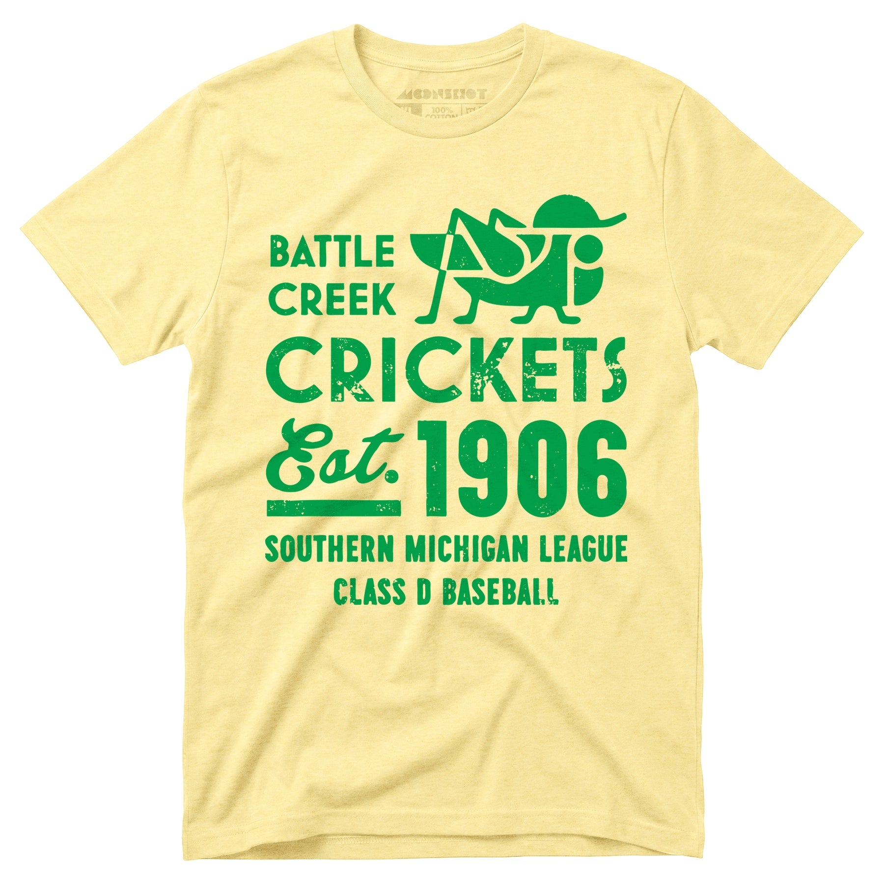 Battle Creek Crickets - Michigan - Vintage Defunct Baseball Teams - Unisex T-Shirt