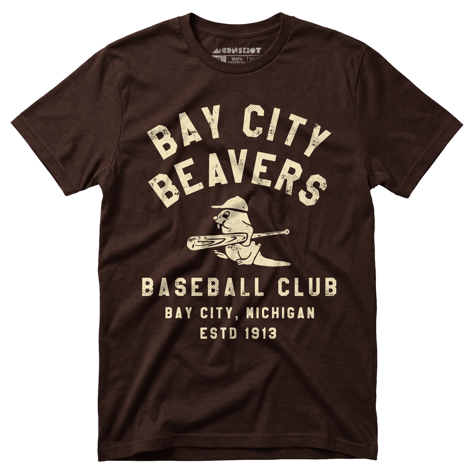 Bay City Beavers - Michigan - Vintage Defunct Baseball Teams - Unisex T-Shirt