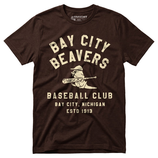 Bay City Beavers - Michigan - Vintage Defunct Baseball Teams - Unisex T-Shirt