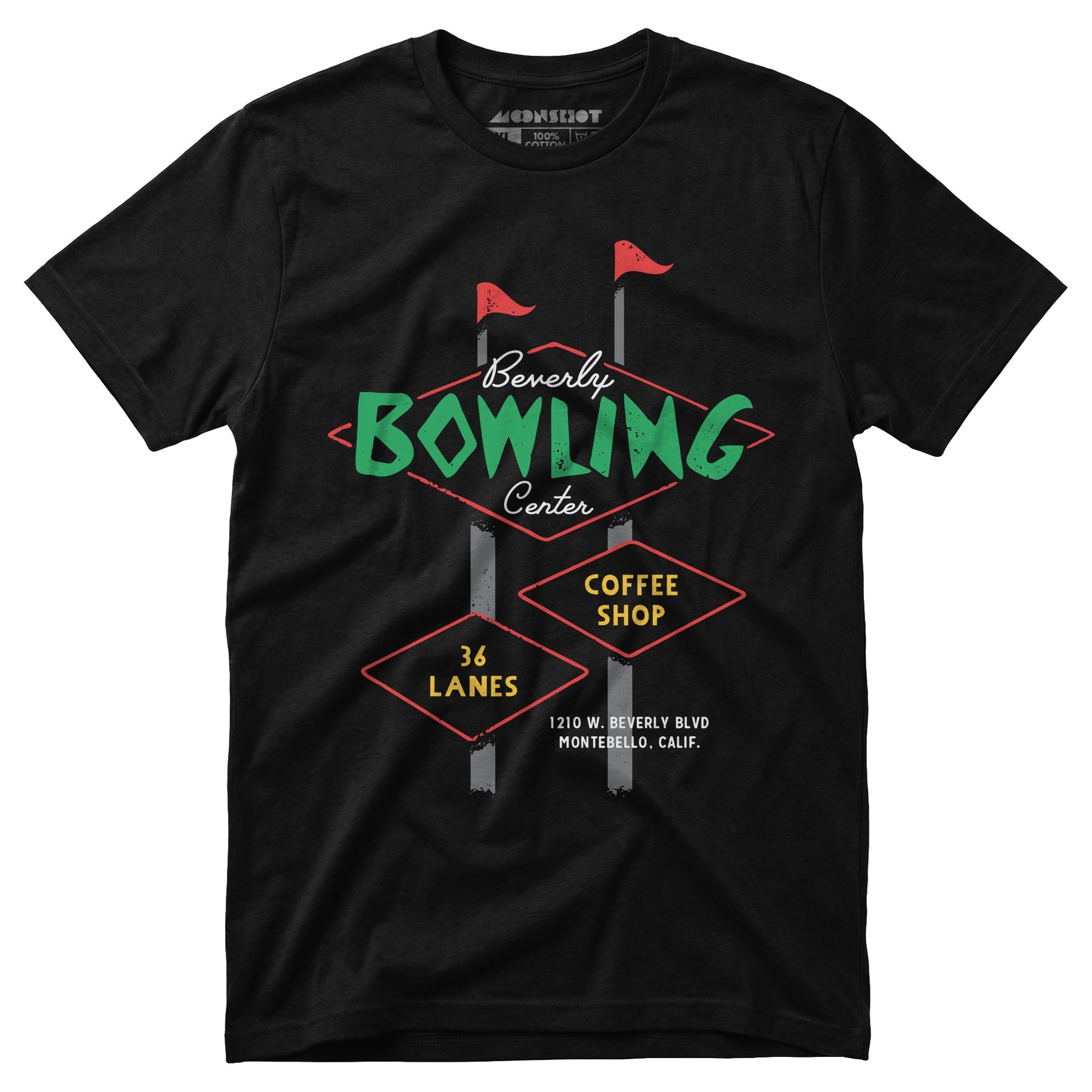 Beverly Bowl - Montebello, CA - Vintage Bowling Alley - Unisex T-Shirt