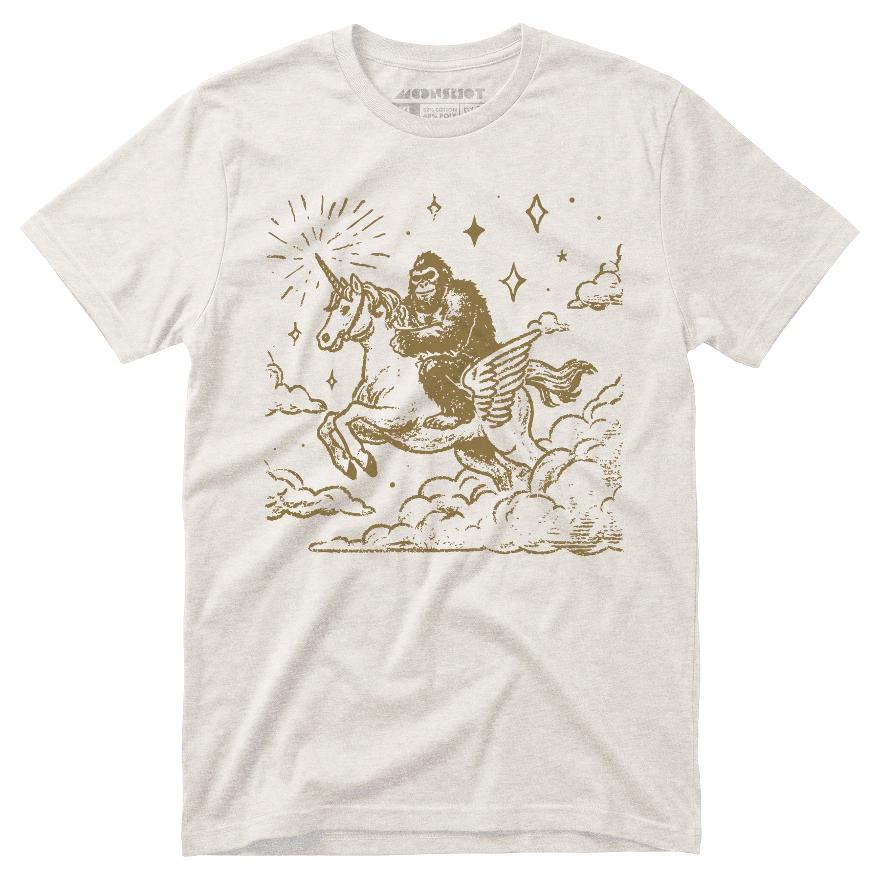 Bigfoot Riding On a Unicorn - Unisex T-Shirt
