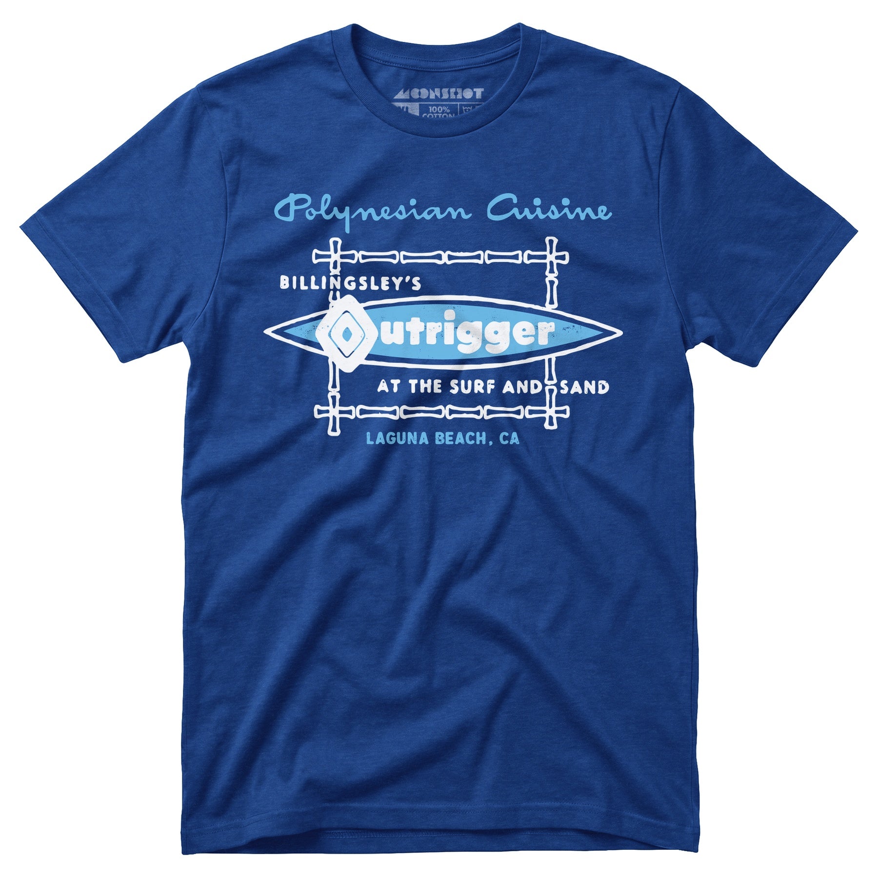 Billingsley's Outrigger - Laguna Beach, CA - Vintage Tiki Bar - Unisex T-Shirt