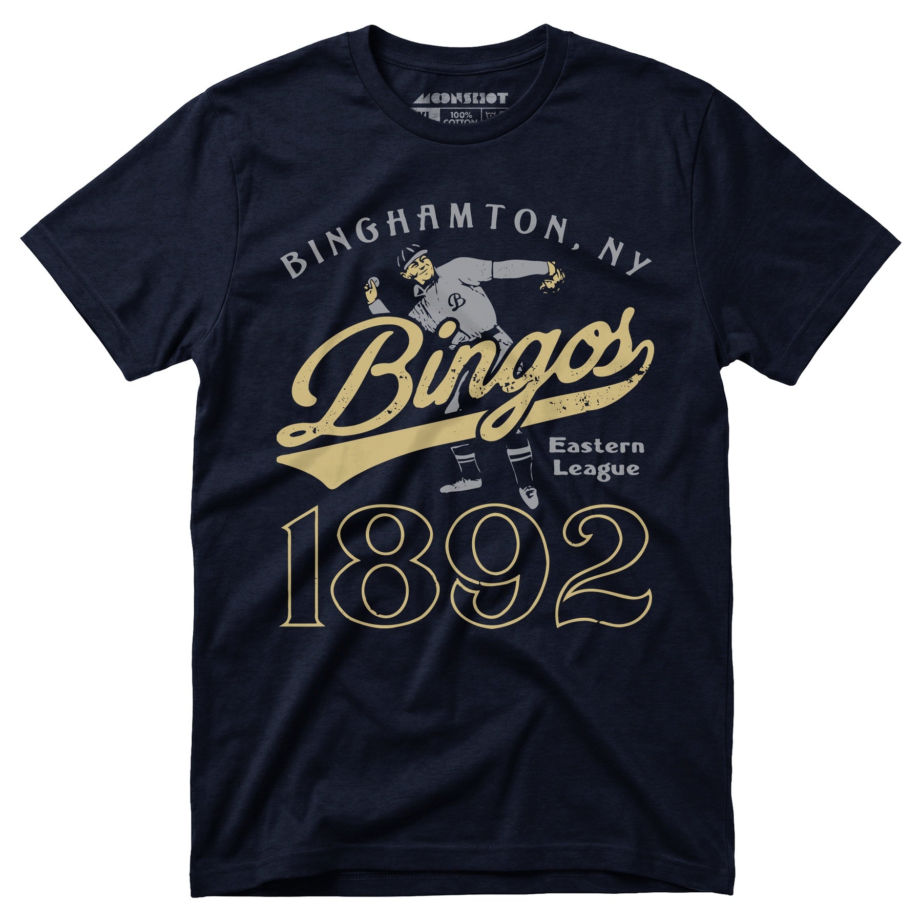 Binghamton Bingos - New York - Vintage Defunct Baseball Teams - Unisex T-Shirt