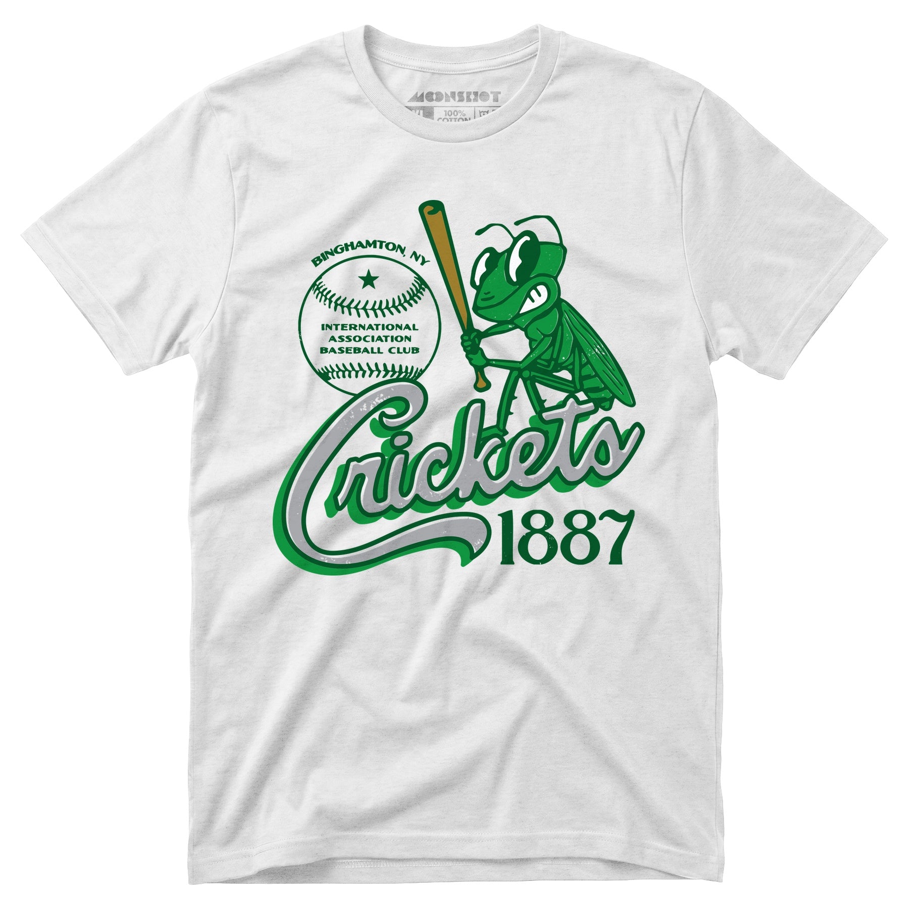 Binghamton Crickets - New York - Vintage Defunct Baseball Teams - Unisex T-Shirt