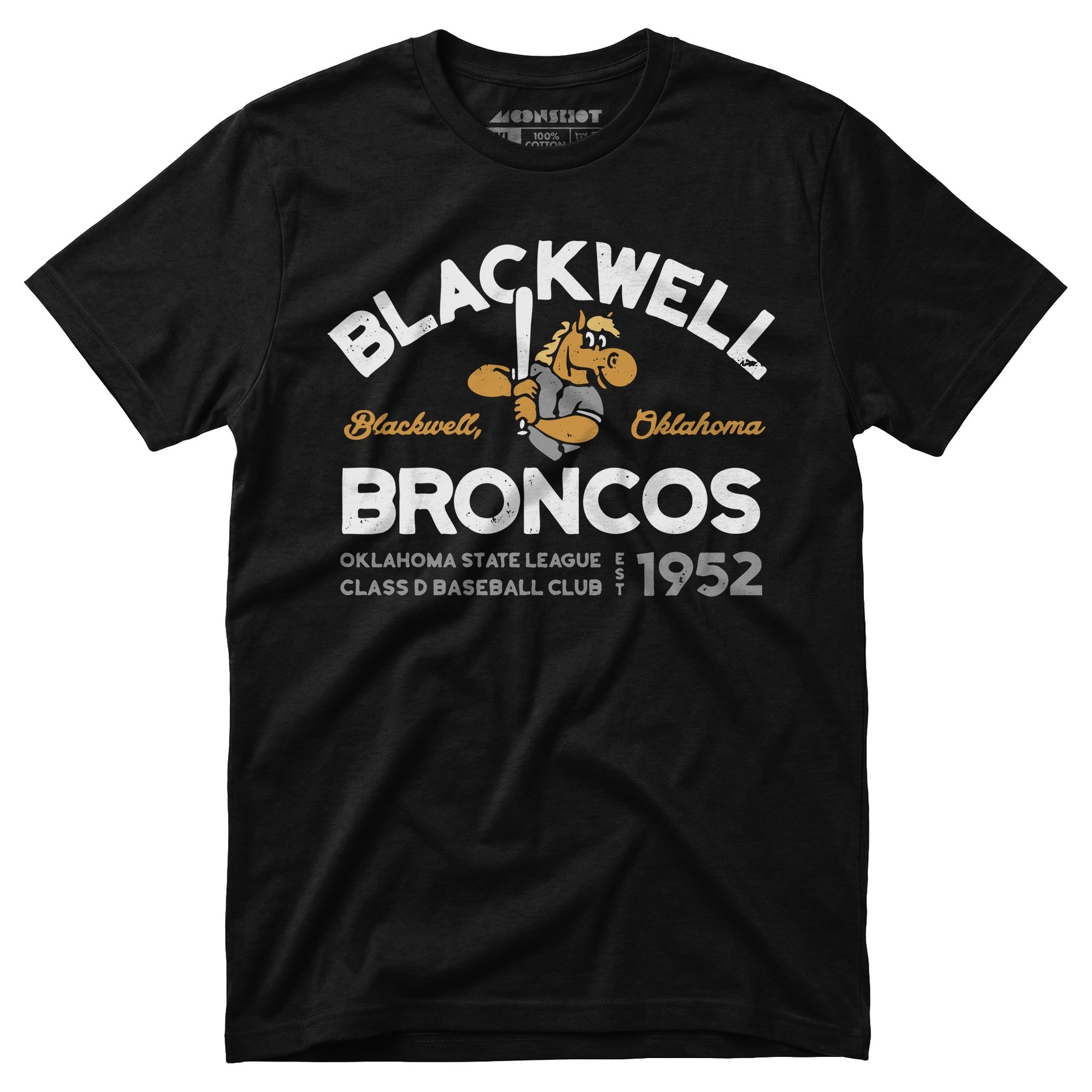 Blackwell Broncos - Oklahoma - Vintage Defunct Baseball Teams - Unisex T-Shirt