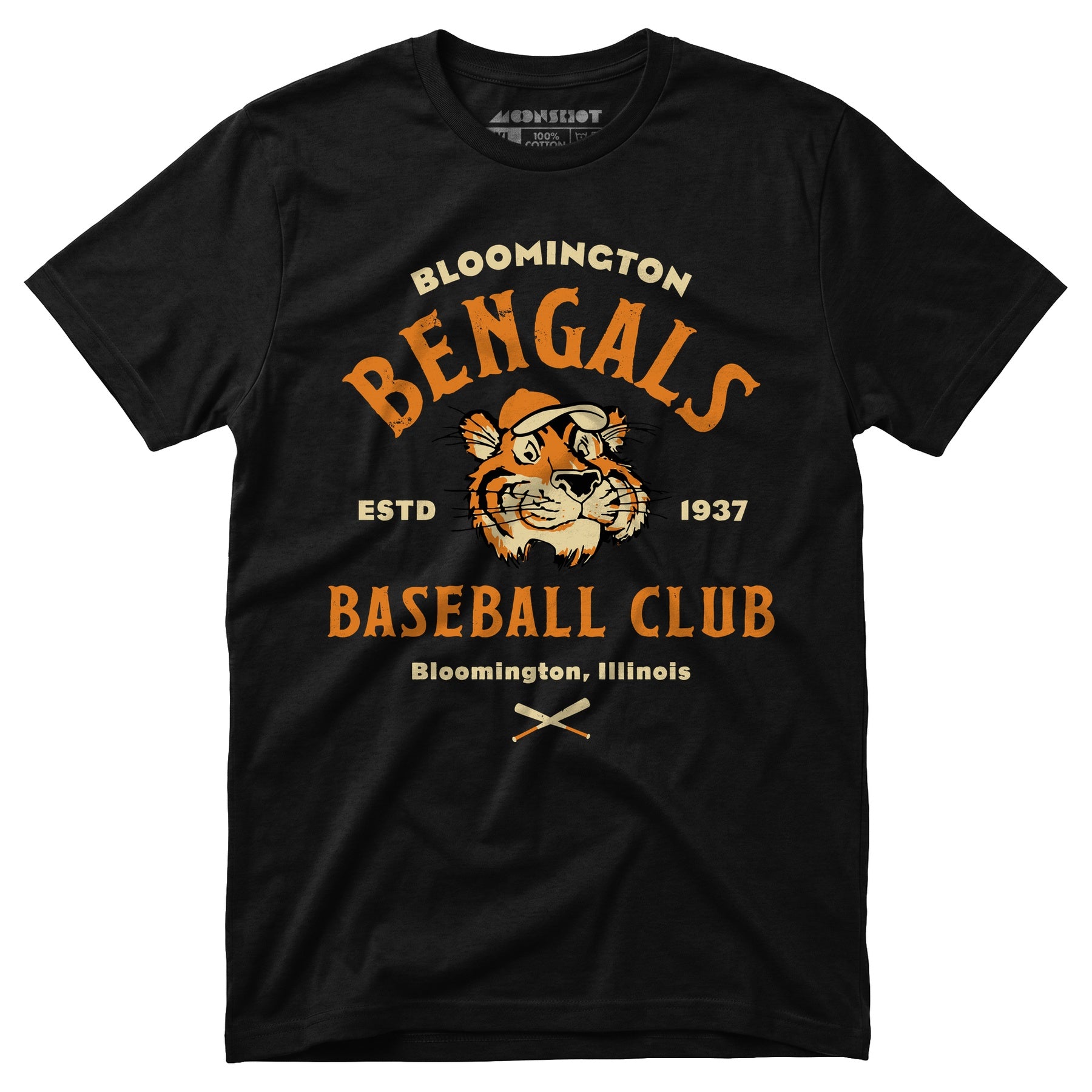 Bloomington Bengals - Illinois - Vintage Defunct Baseball Teams - Unisex T-Shirt