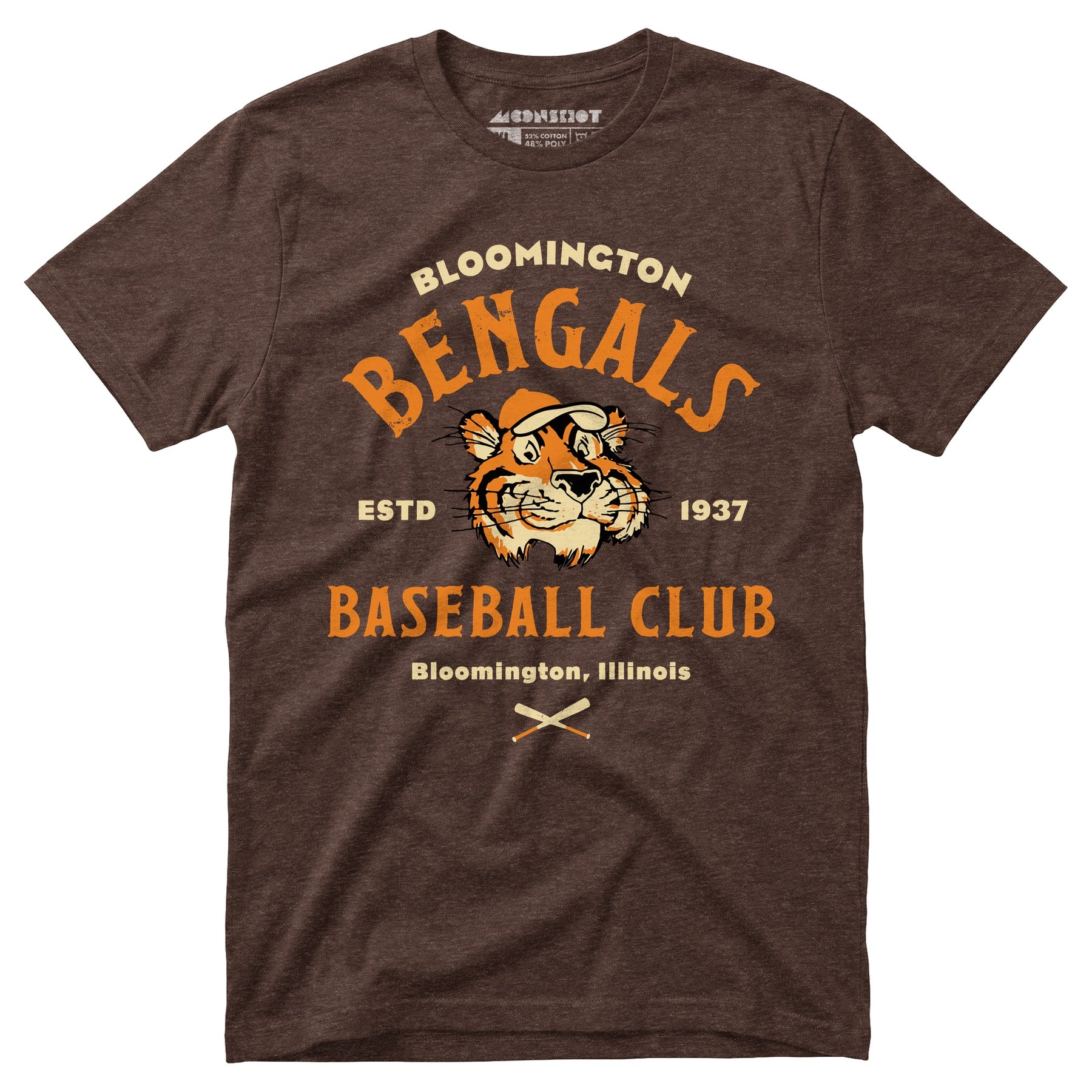 Bloomington Bengals - Illinois - Vintage Defunct Baseball Teams - Unisex T-Shirt