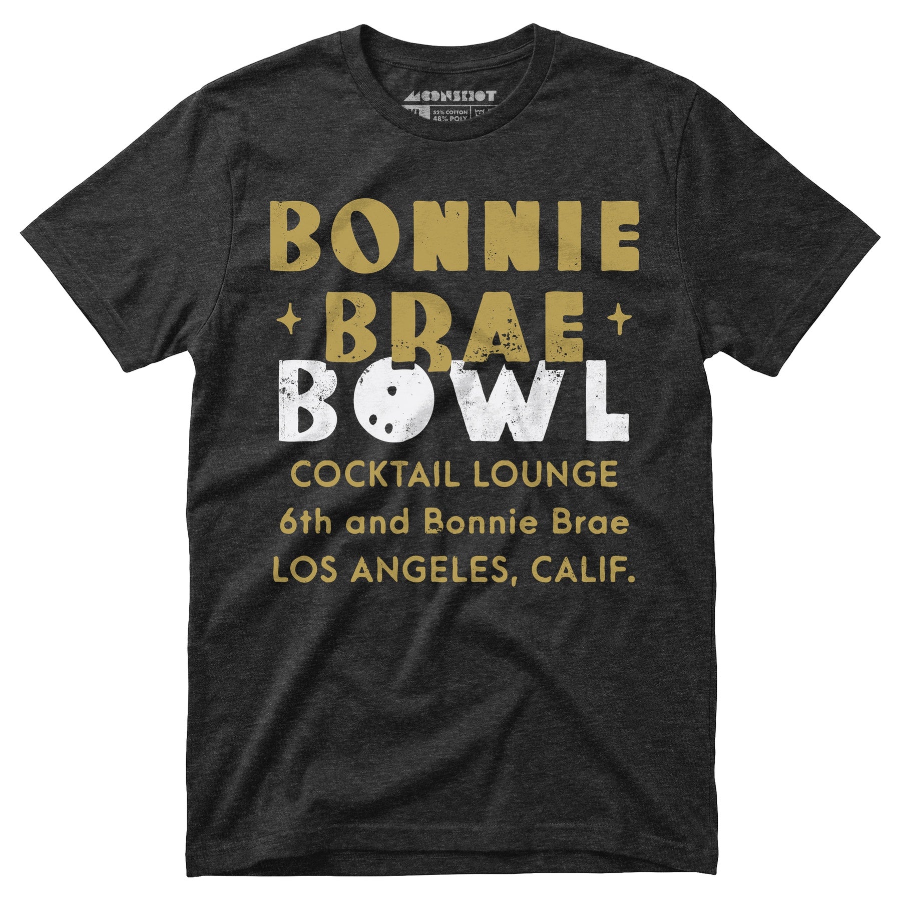 Bonnie Brae Bowl - Los Angeles, CA - Vintage Bowling Alley - Unisex T-Shirt