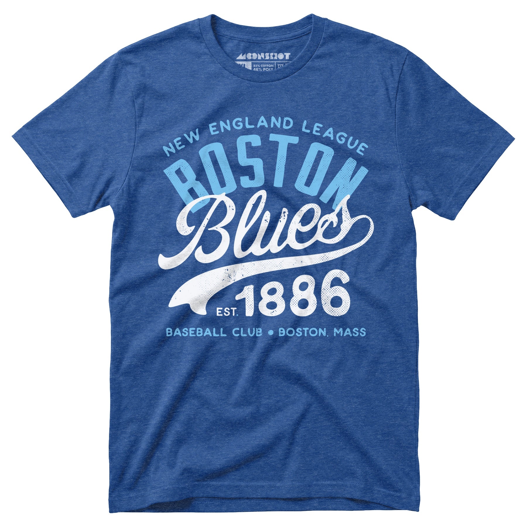 Boston Blues - Massachusetts - Vintage Defunct Baseball Teams - Unisex T-Shirt