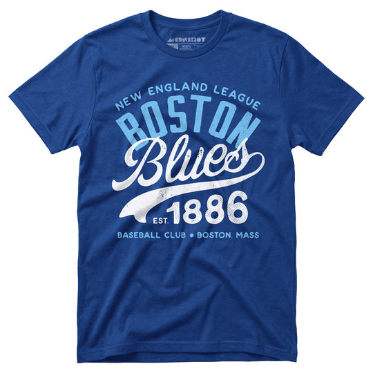 Boston Blues - Massachusetts - Vintage Defunct Baseball Teams - Unisex T-Shirt