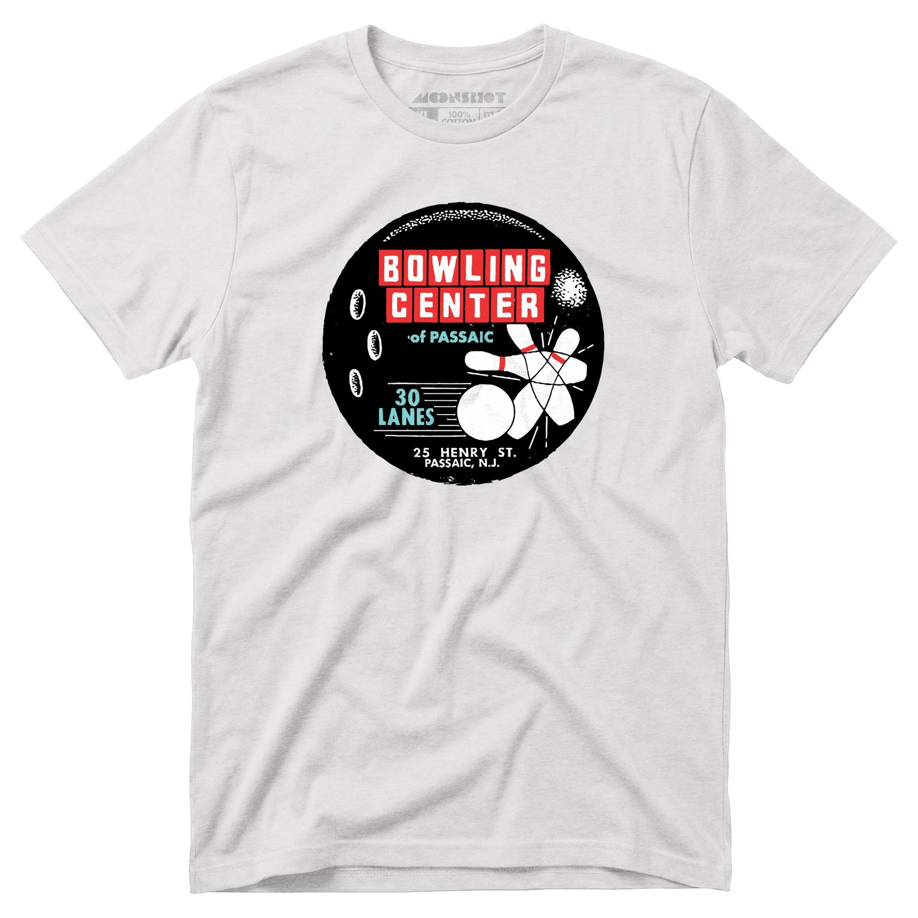 Bowling Center of Passaic - Passaic, NJ - Vintage Bowling Alley - Unisex T-Shirt
