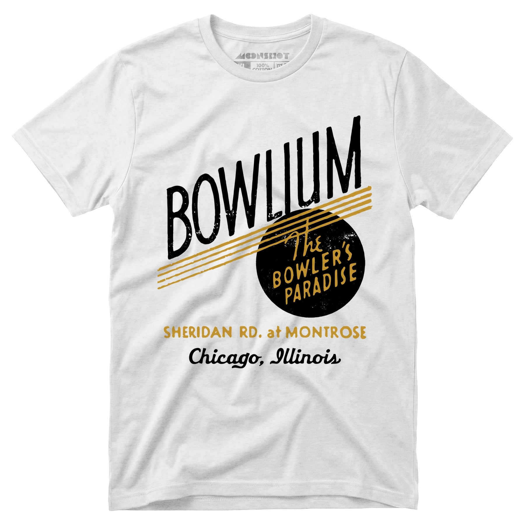 Bowlium - Chicago, IL - Vintage Bowling Alley - Unisex T-Shirt