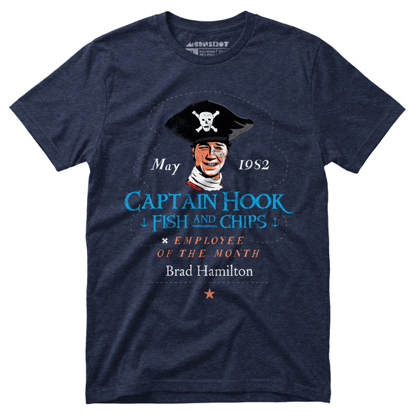Brad Hamilton - Captain Hook Fish & Chips - Unisex T-Shirt – m00nshot