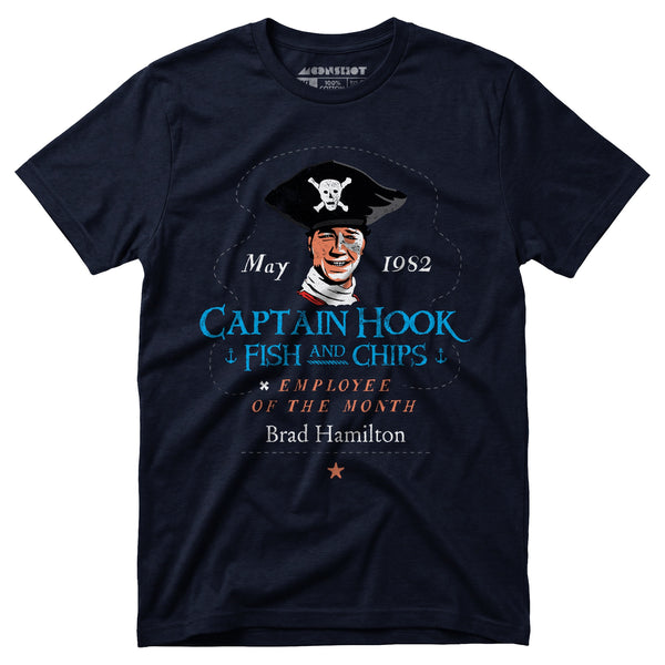 Brad Hamilton - Captain Hook Fish & Chips - Unisex T-Shirt – m00nshot