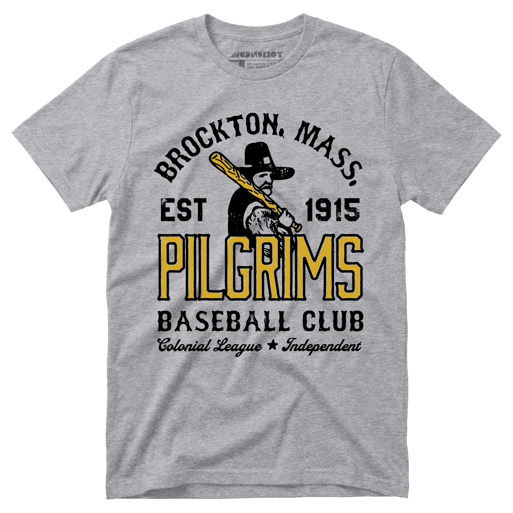 Brockton Pilgrims - Massachusetts - Vintage Defunct Baseball Teams - Unisex T-Shirt