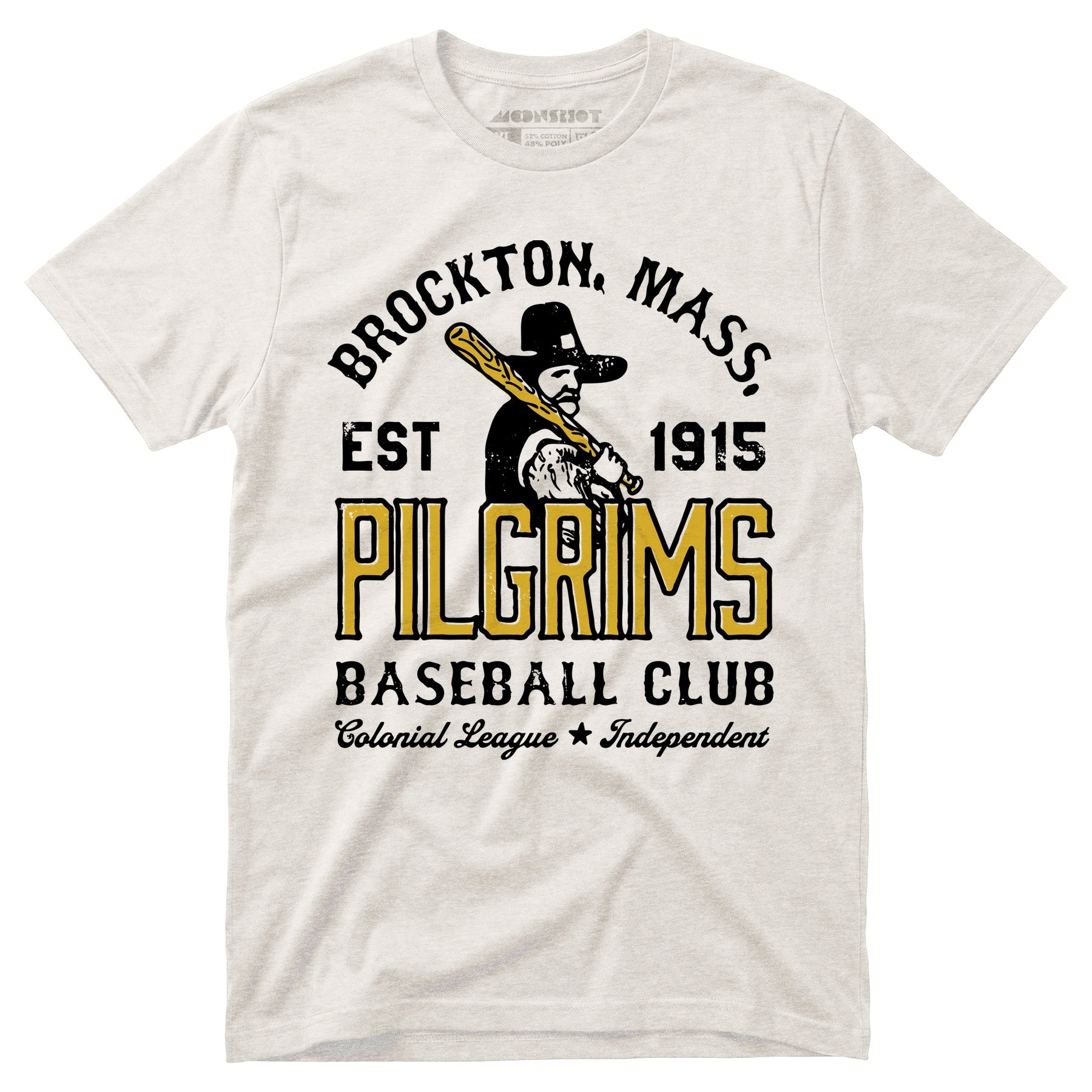 Brockton Pilgrims - Massachusetts - Vintage Defunct Baseball Teams - Unisex T-Shirt