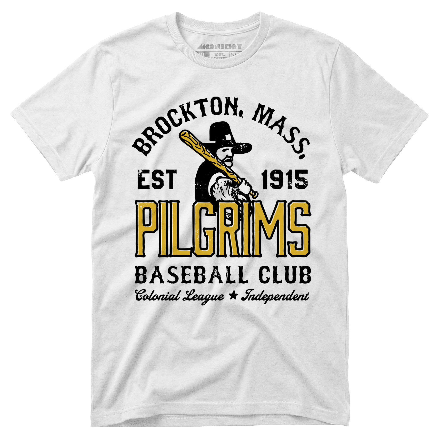 Brockton Pilgrims - Massachusetts - Vintage Defunct Baseball Teams - Unisex T-Shirt