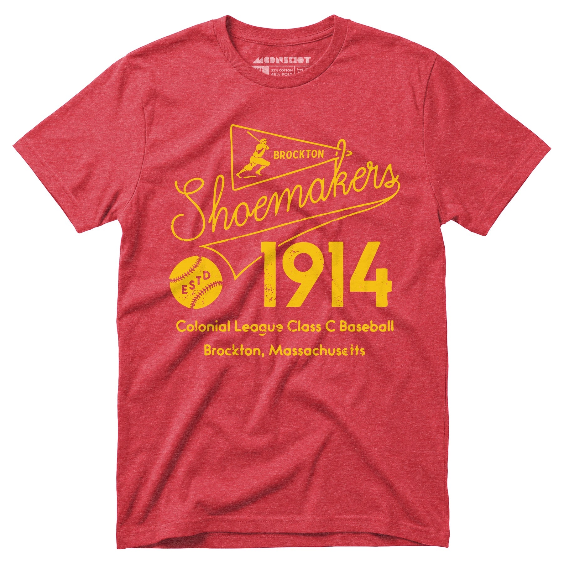 Brockton Shoemakers - Massachusetts - Vintage Defunct Baseball Teams - Unisex T-Shirt