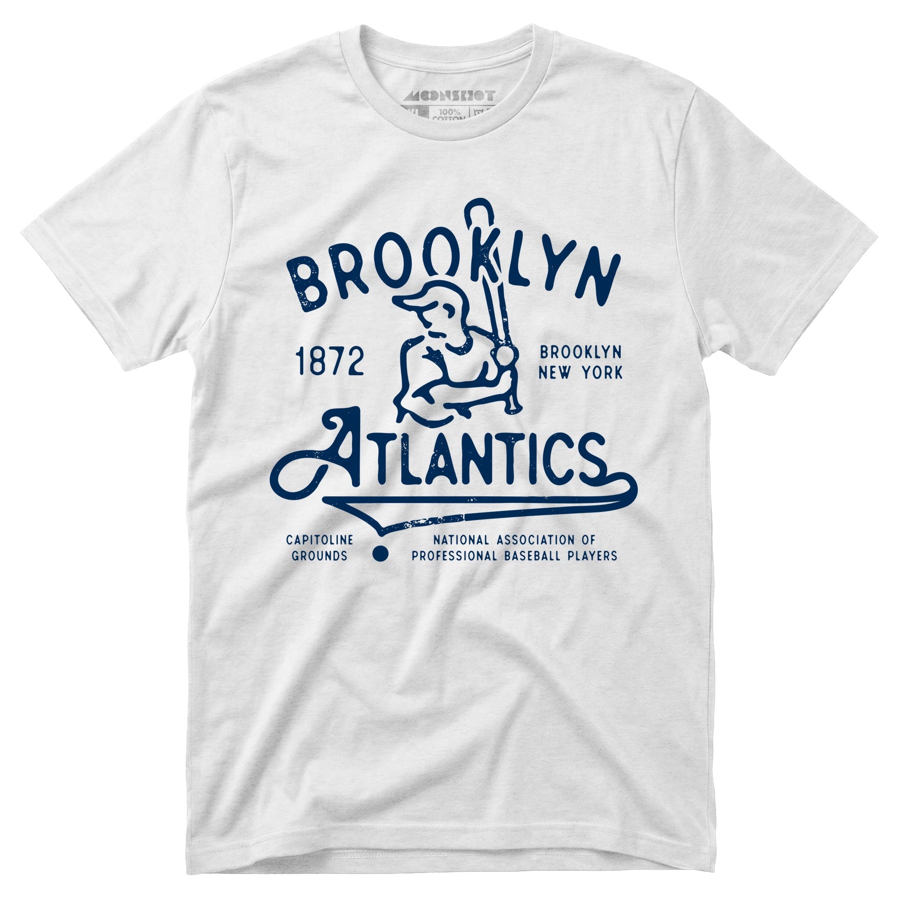 Brooklyn Atlantics - New York - Vintage Defunct Baseball Teams - Unisex T-Shirt