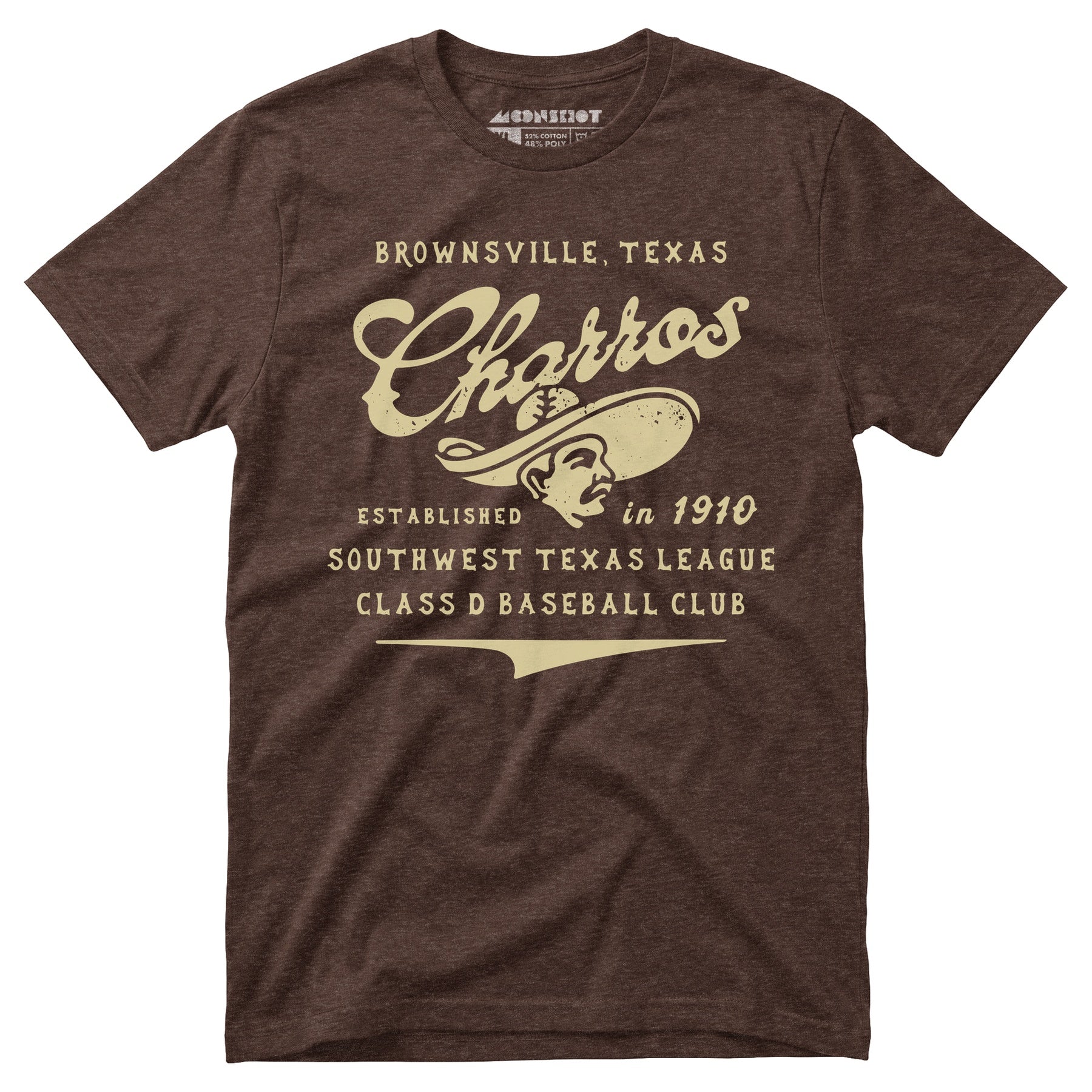 Brownsville Charros - Texas - Vintage Defunct Baseball Teams - Unisex T-Shirt