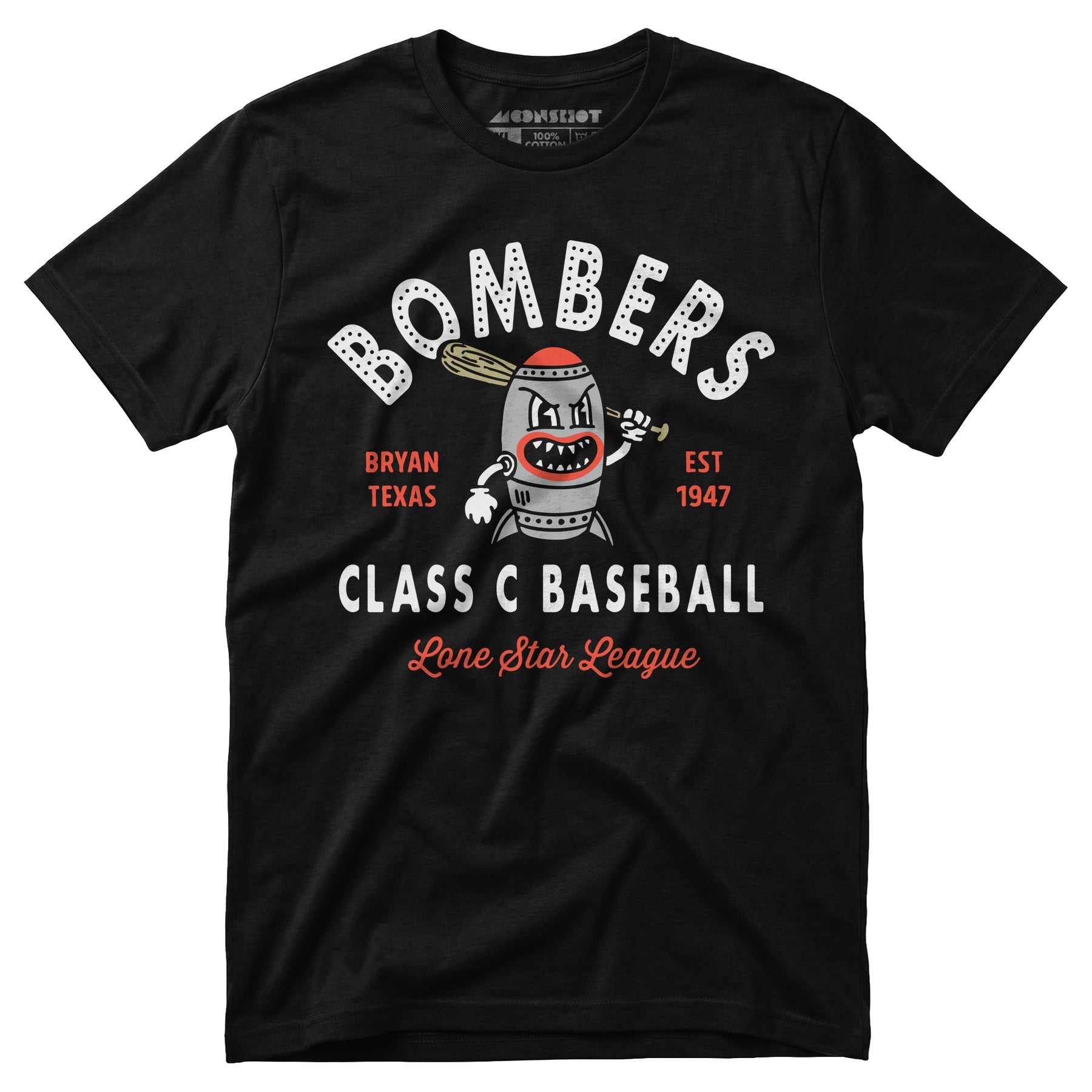 Bryan Bombers - Texas - Vintage Defunct Baseball Teams - Unisex T-Shirt