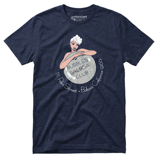 Bubbles Balboa Club - Newport Beach, CA - Vintage Restaurant - Unisex T-Shirt