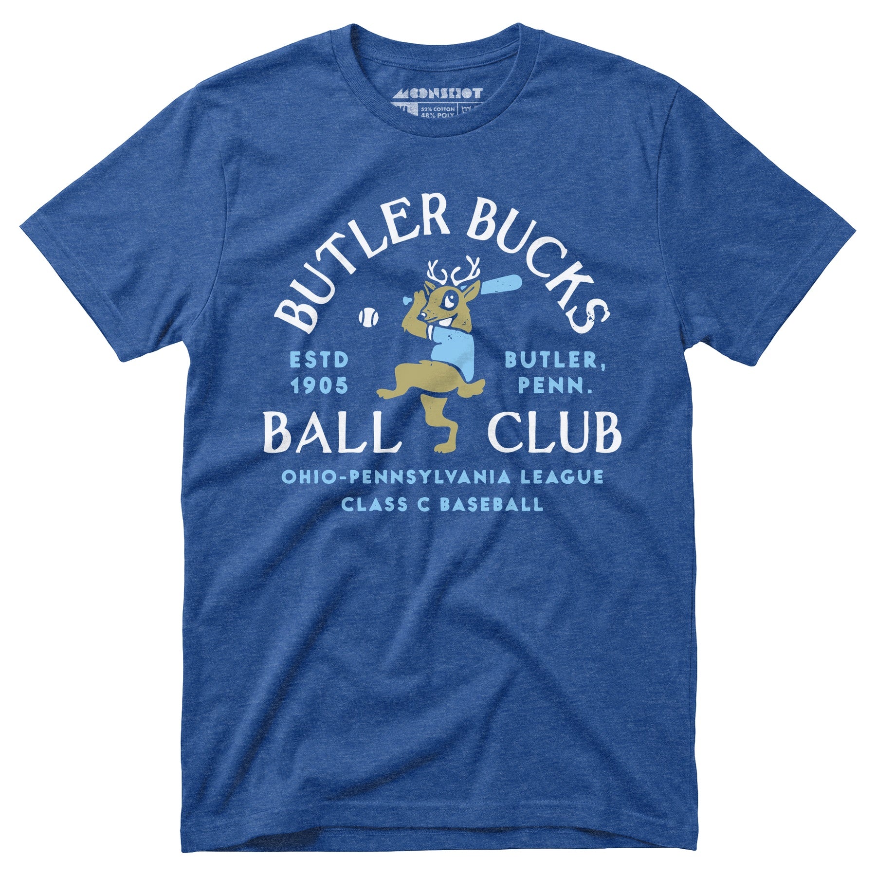 Butler Bucks - Pennsylvania - Vintage Defunct Baseball Teams - Unisex T-Shirt