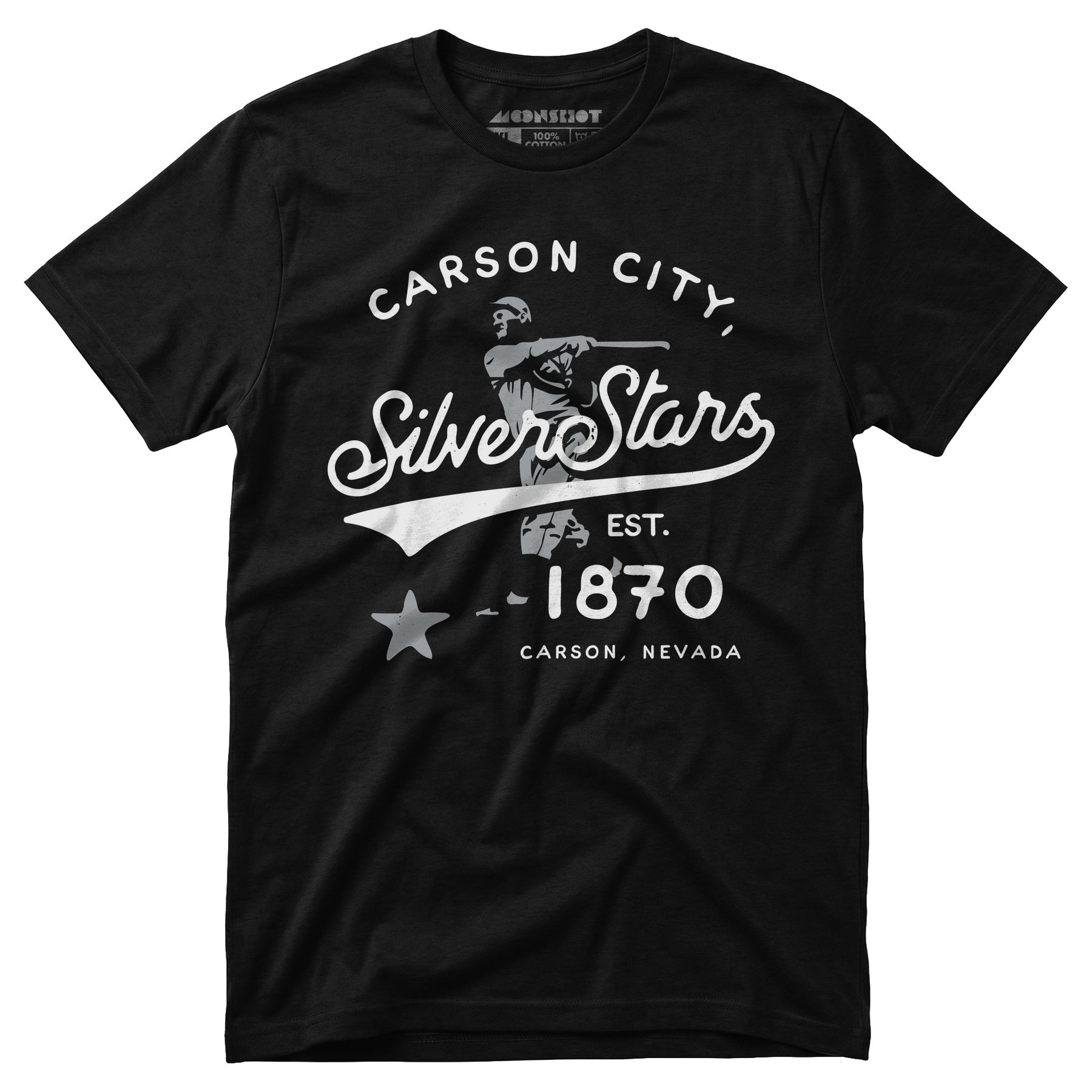 Carson City Silver Stars - Nevada - Vintage Defunct Baseball Teams - Unisex T-Shirt