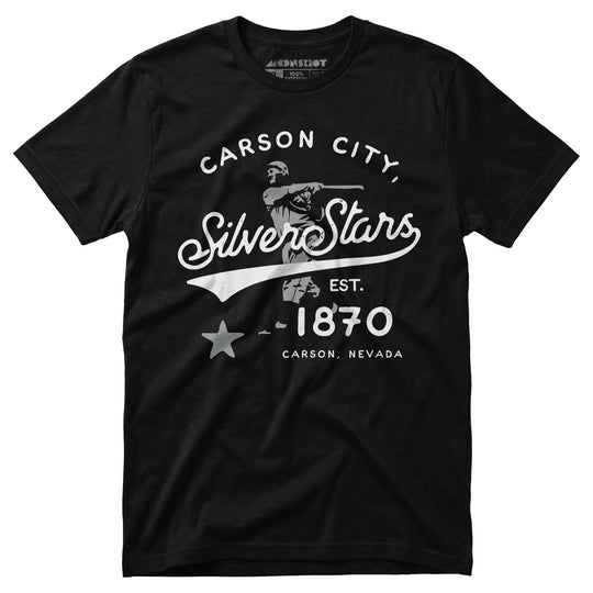 Carson City Silver Stars - Nevada - Vintage Defunct Baseball Teams - Unisex T-Shirt