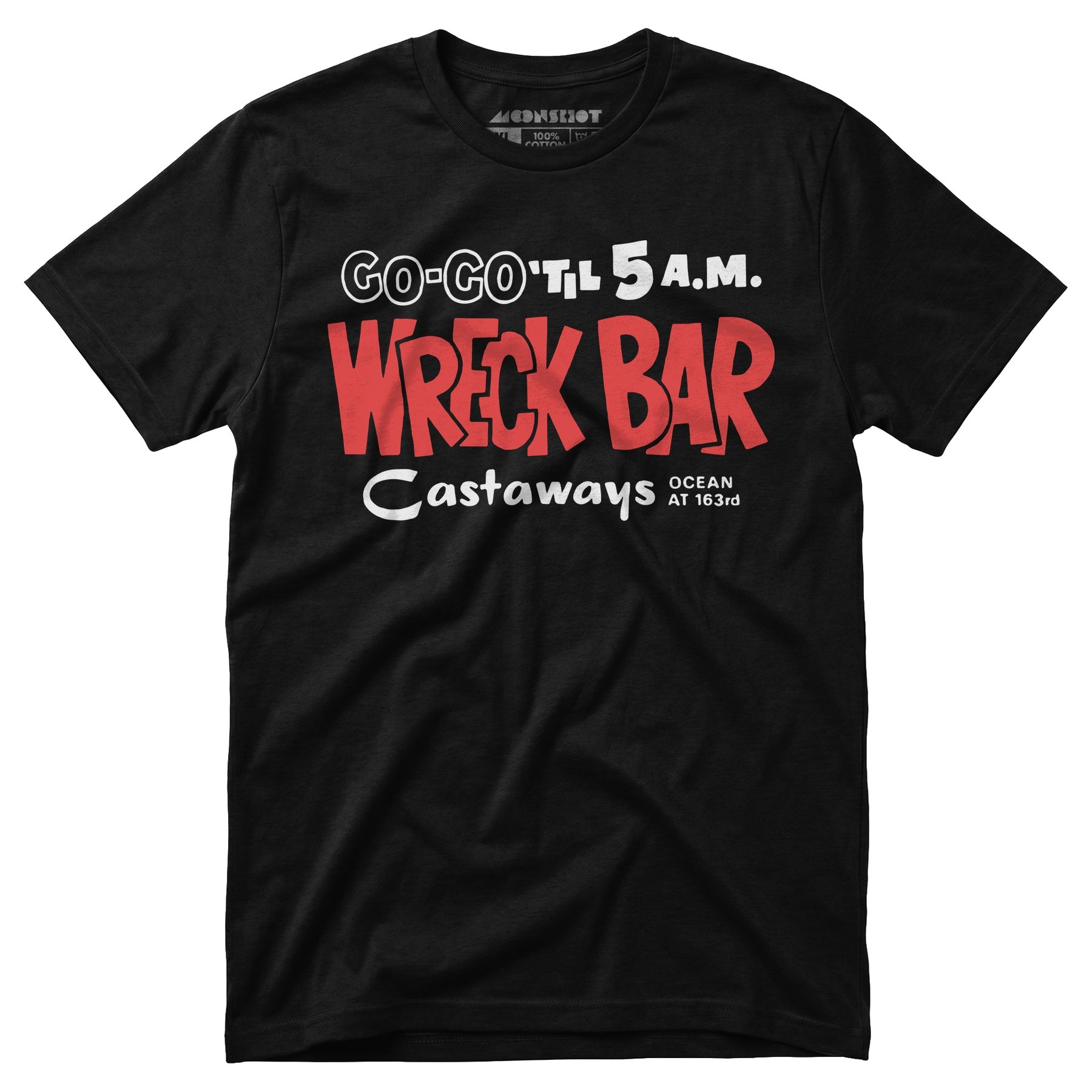 Castaways Motel Wreck Bar - Miami, FL - Vintage Tiki Bar - Unisex T-Shirt