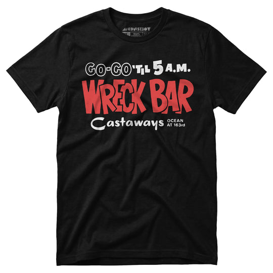 Castaways Motel Wreck Bar - Miami, FL - Vintage Tiki Bar - Unisex T-Shirt