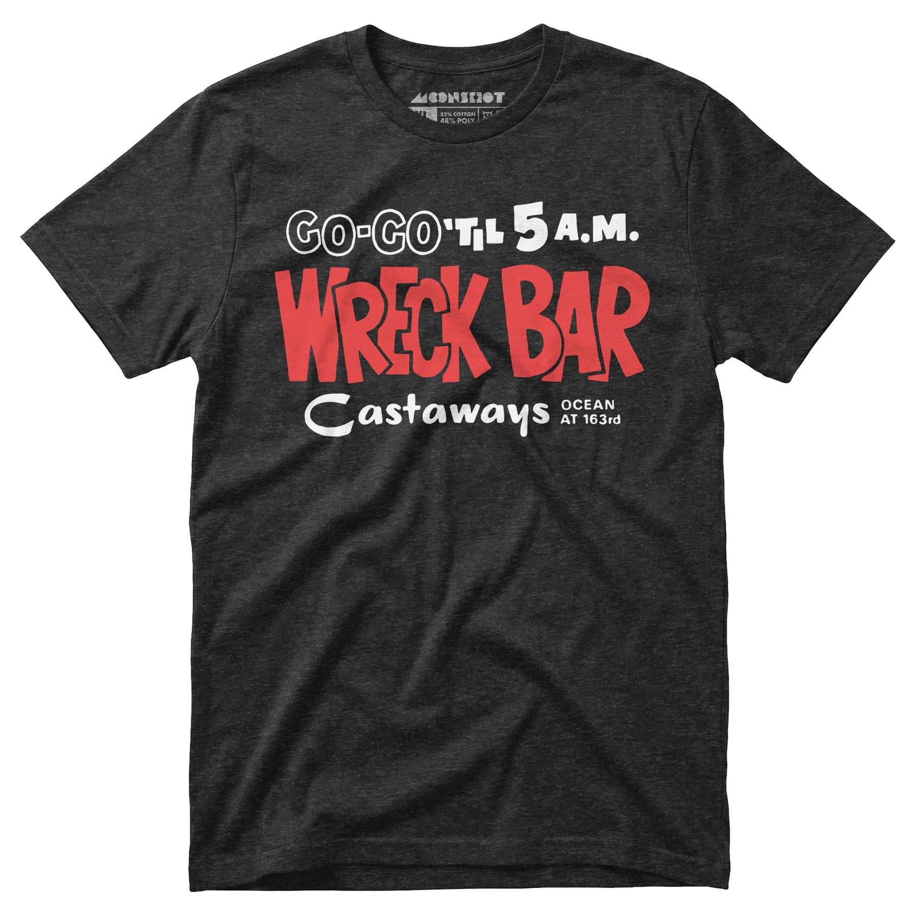 Castaways Motel Wreck Bar - Miami, FL - Vintage Tiki Bar - Unisex T-Shirt