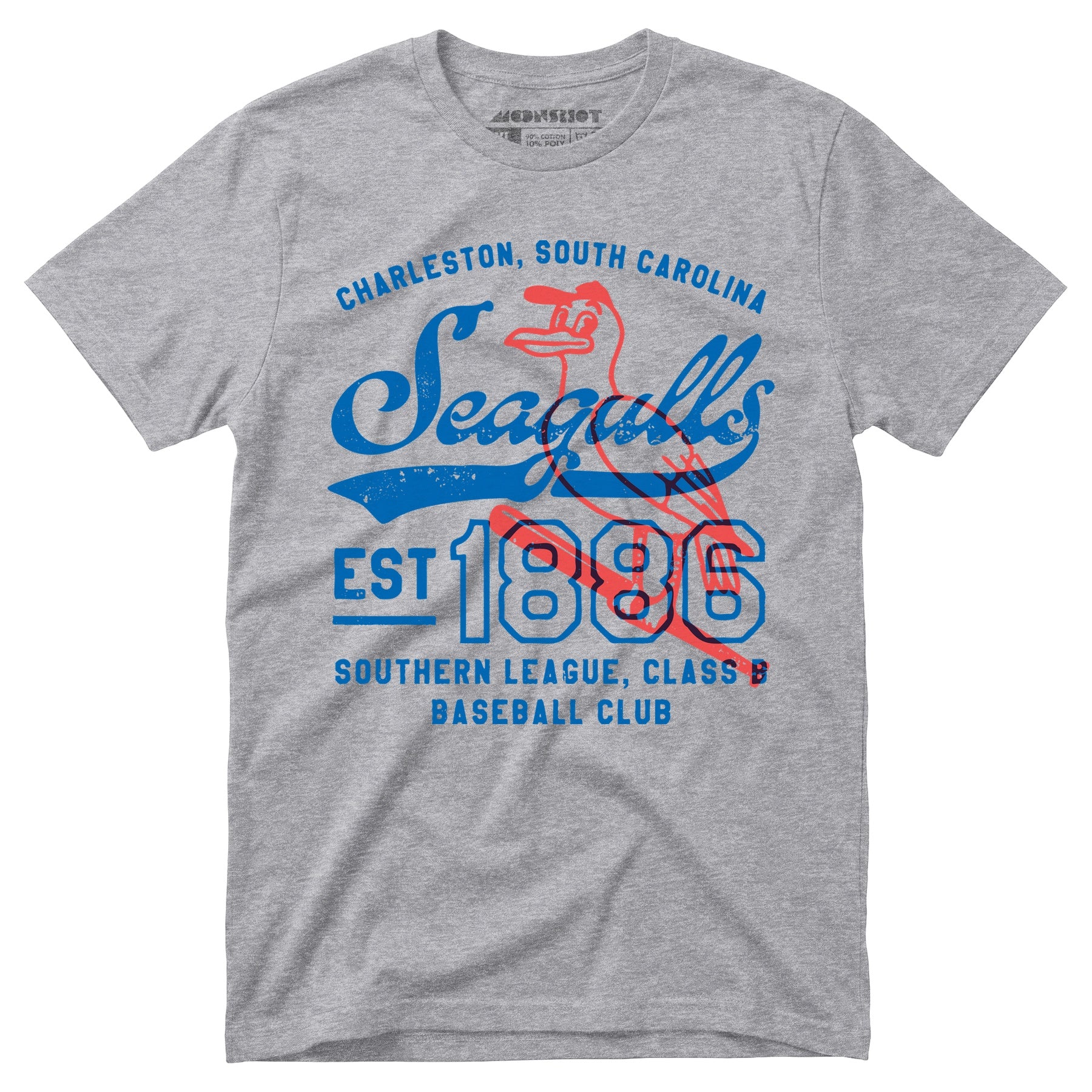 Charleston Seagulls - South Carolina - Vintage Defunct Baseball Teams - Unisex T-Shirt