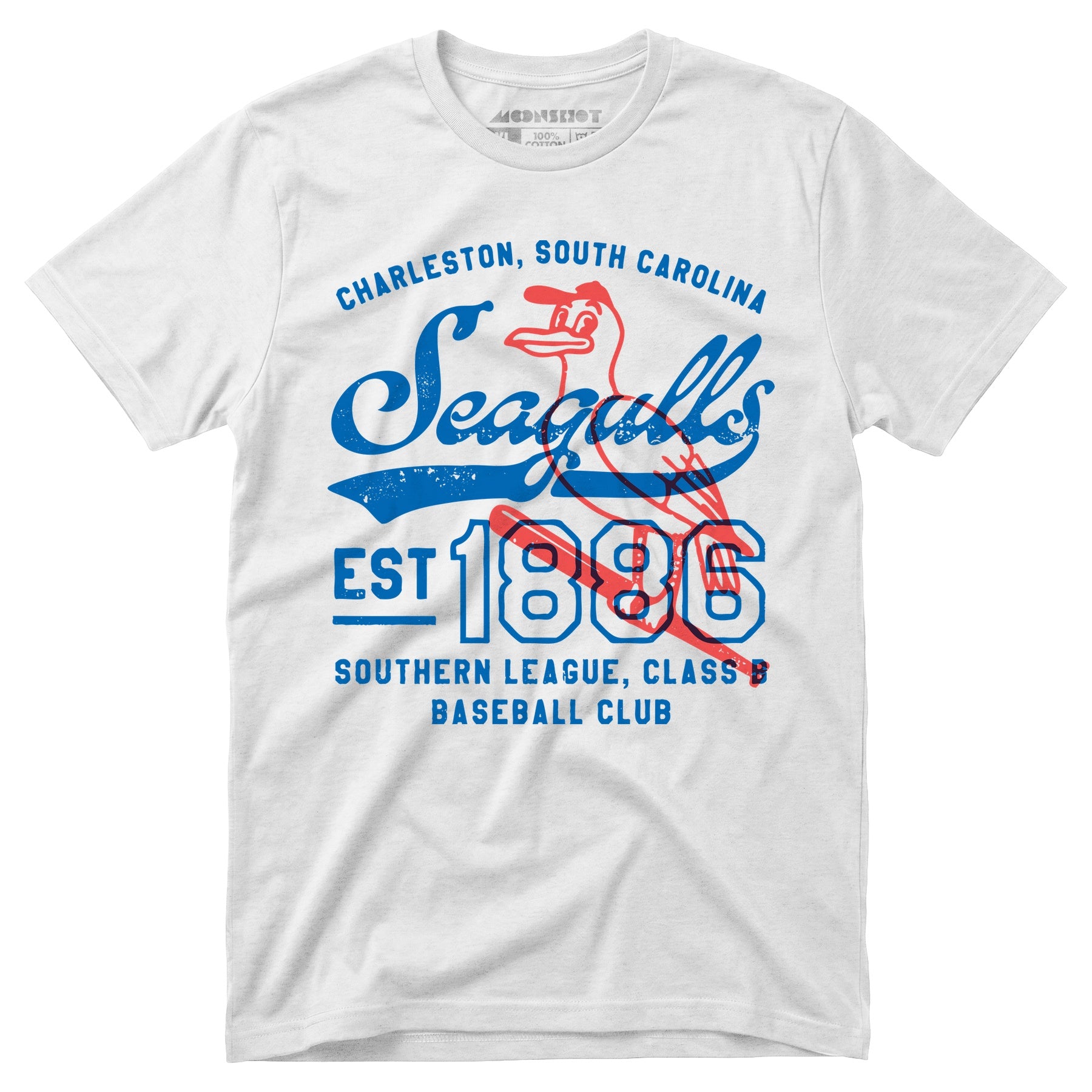 Charleston Seagulls - South Carolina - Vintage Defunct Baseball Teams - Unisex T-Shirt