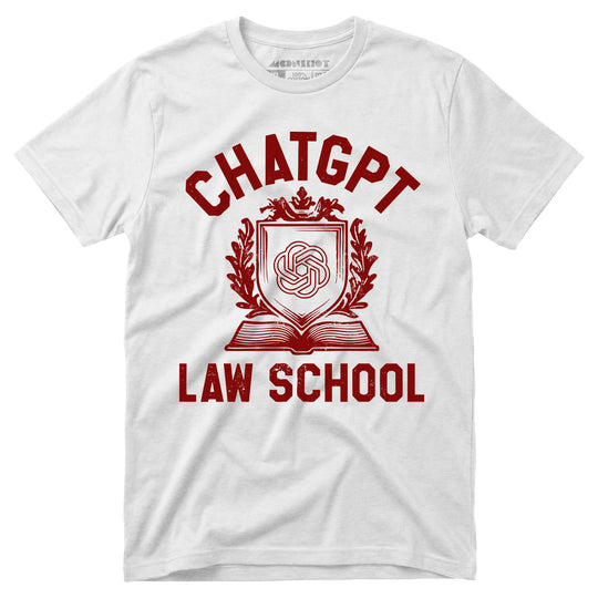 ChatGPT Law School - Unisex T-Shirt in White