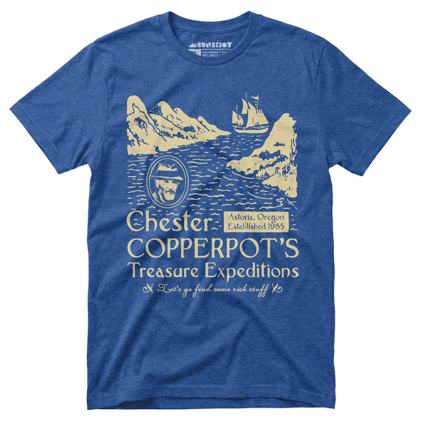Chester Copperpot's Treasure Expeditions - Unisex T-Shirt – m00nshot