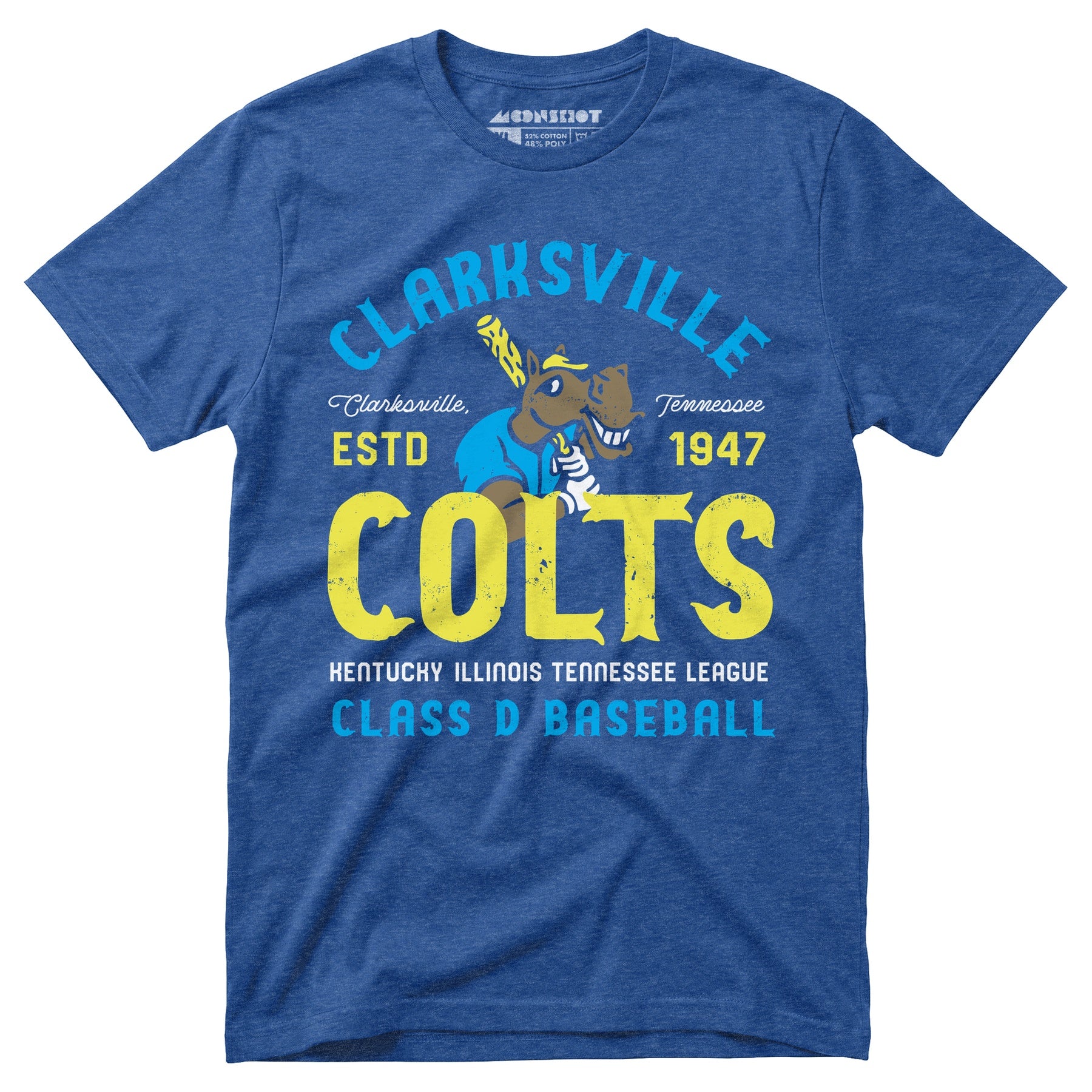 Clarksville Colts - Tennessee - Vintage Defunct Baseball Teams - Unisex T-Shirt